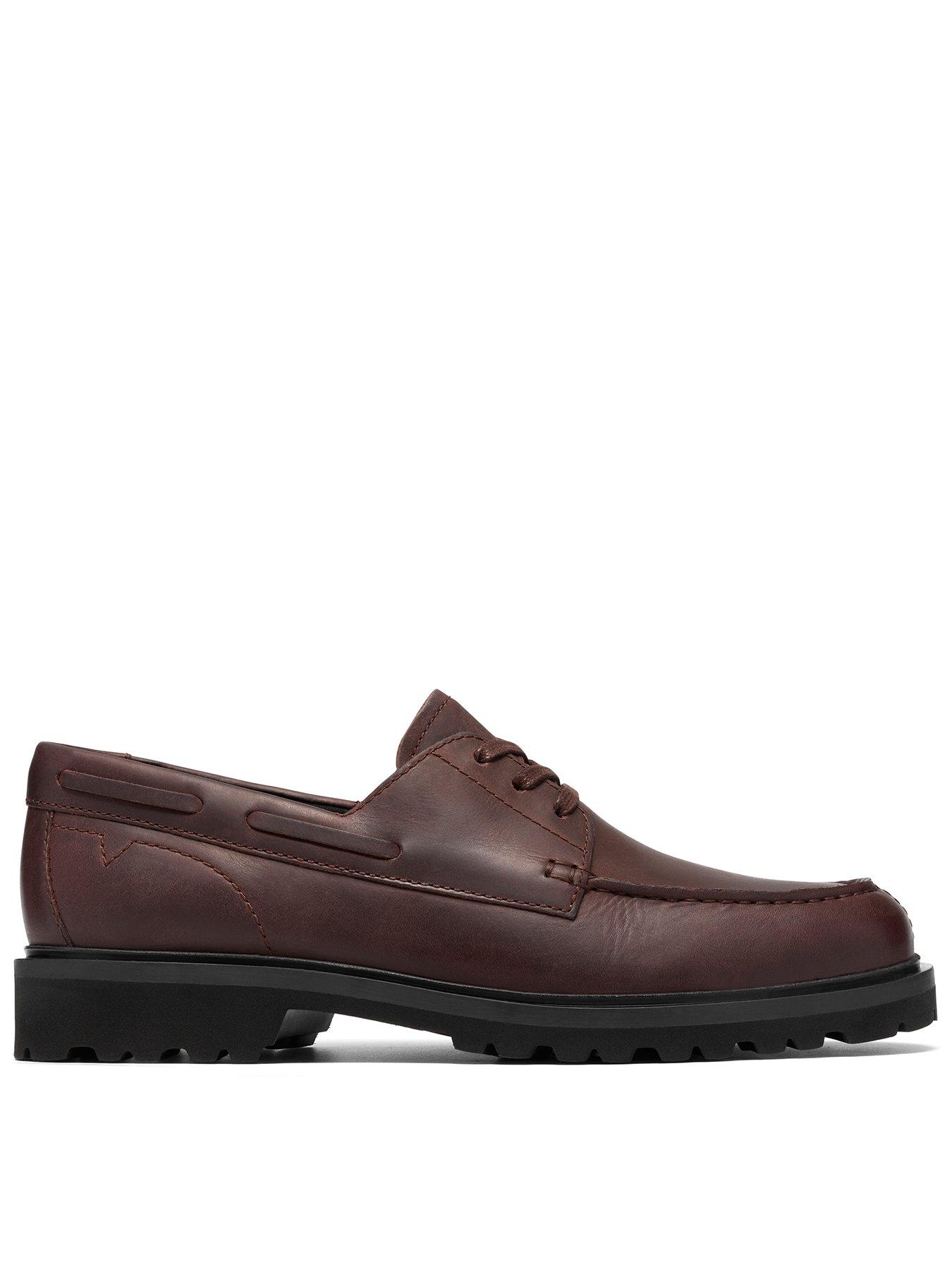 Clarks Berwick Boat Shoe - Brown