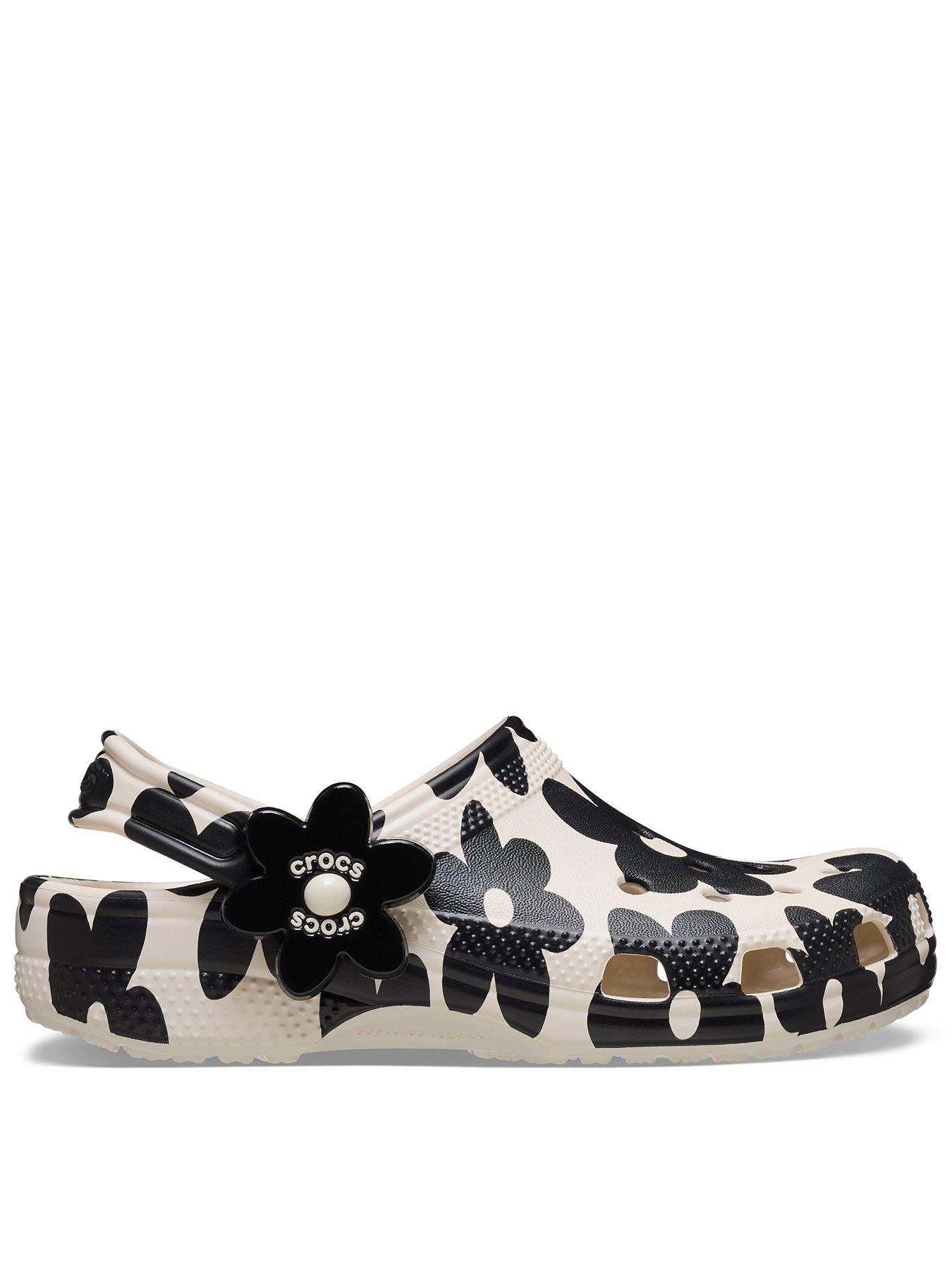 Crocs Classic Pop Petals Clog - Summit White/Multi