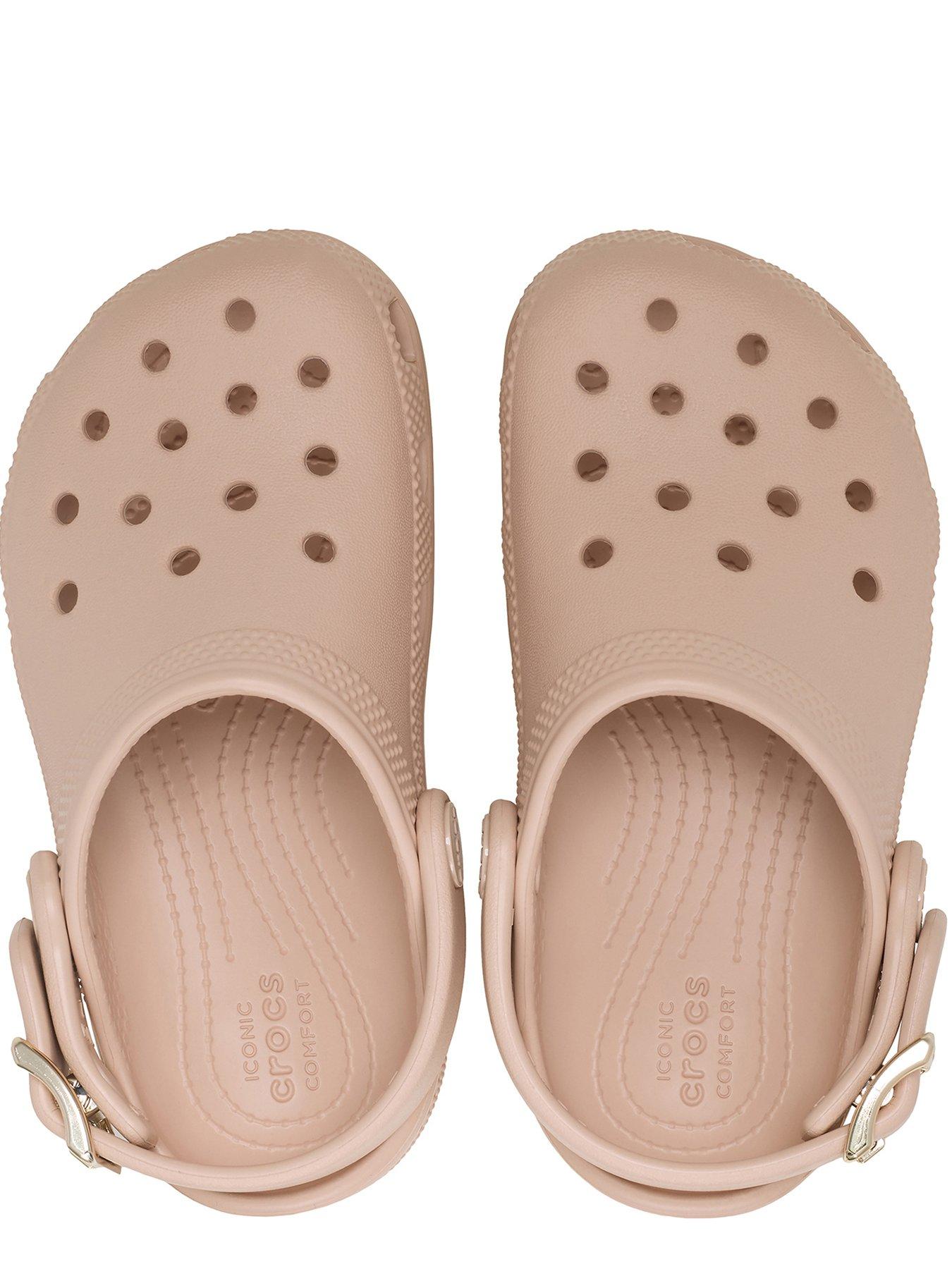 Image 4 of 6 of Crocs Classic Metallic Buckle Clog - Pink