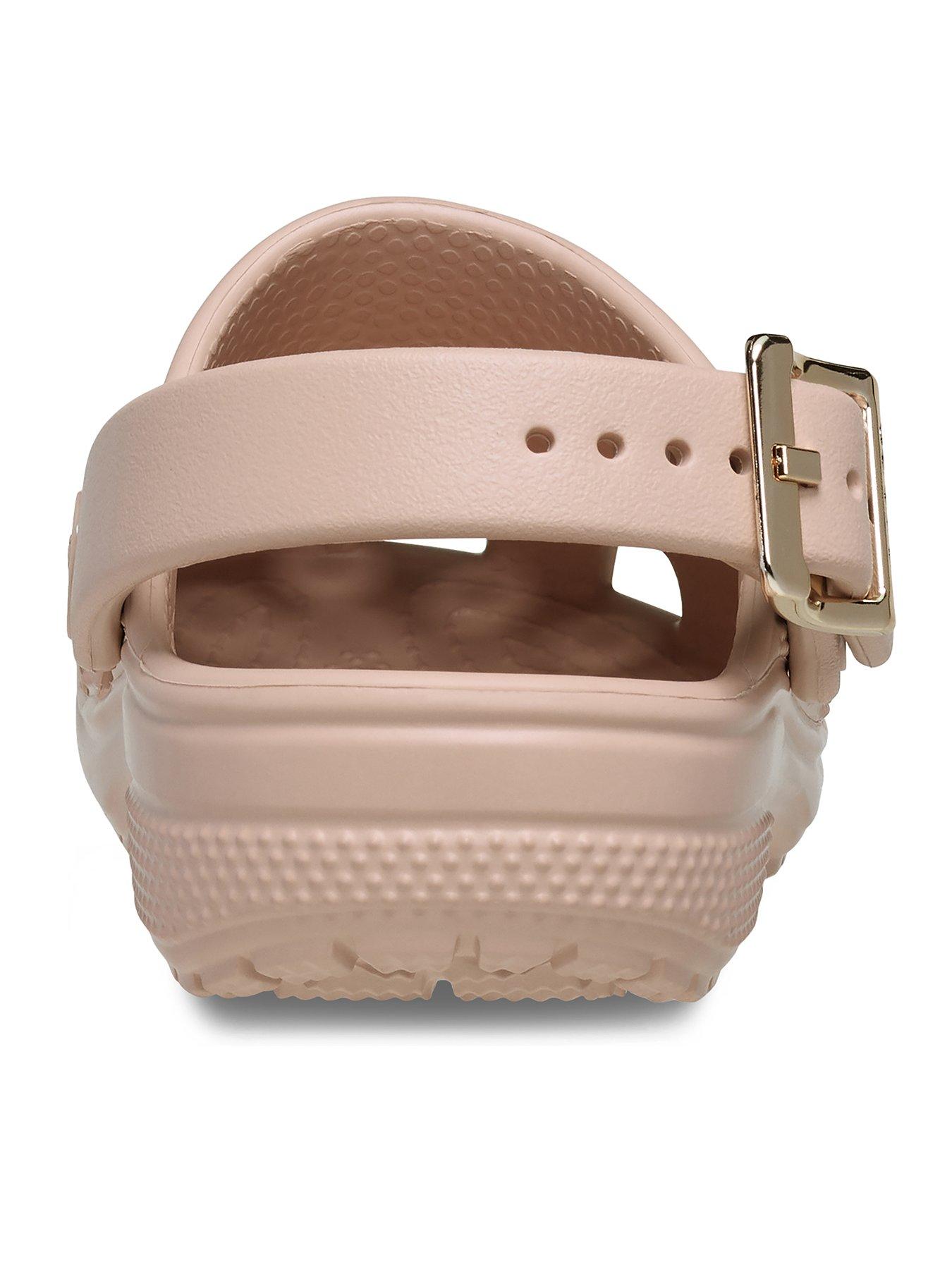 Image 6 of 6 of Crocs Classic Metallic Buckle Clog - Pink