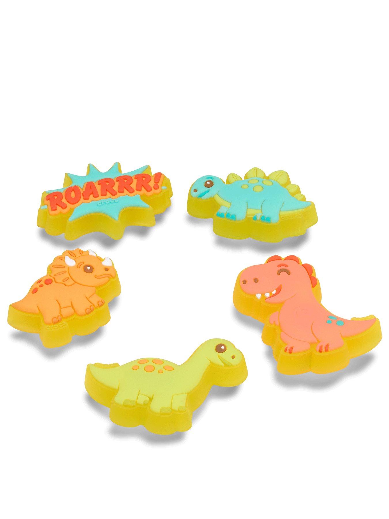 Image 2 of 3 of Crocs Kids Lights Up Little Dinos 5 Pack - Multi