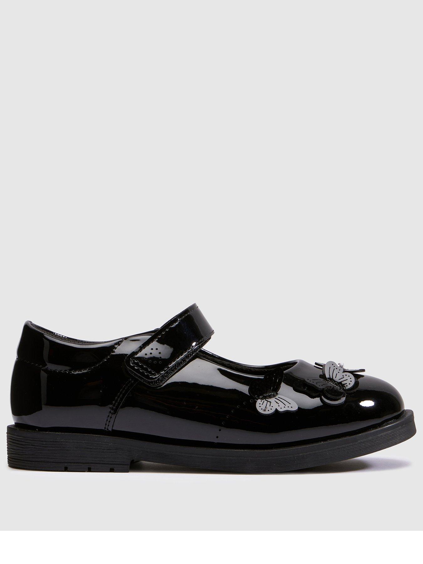 Schuh Toddler Patent Butterfly Mary Jane - Black