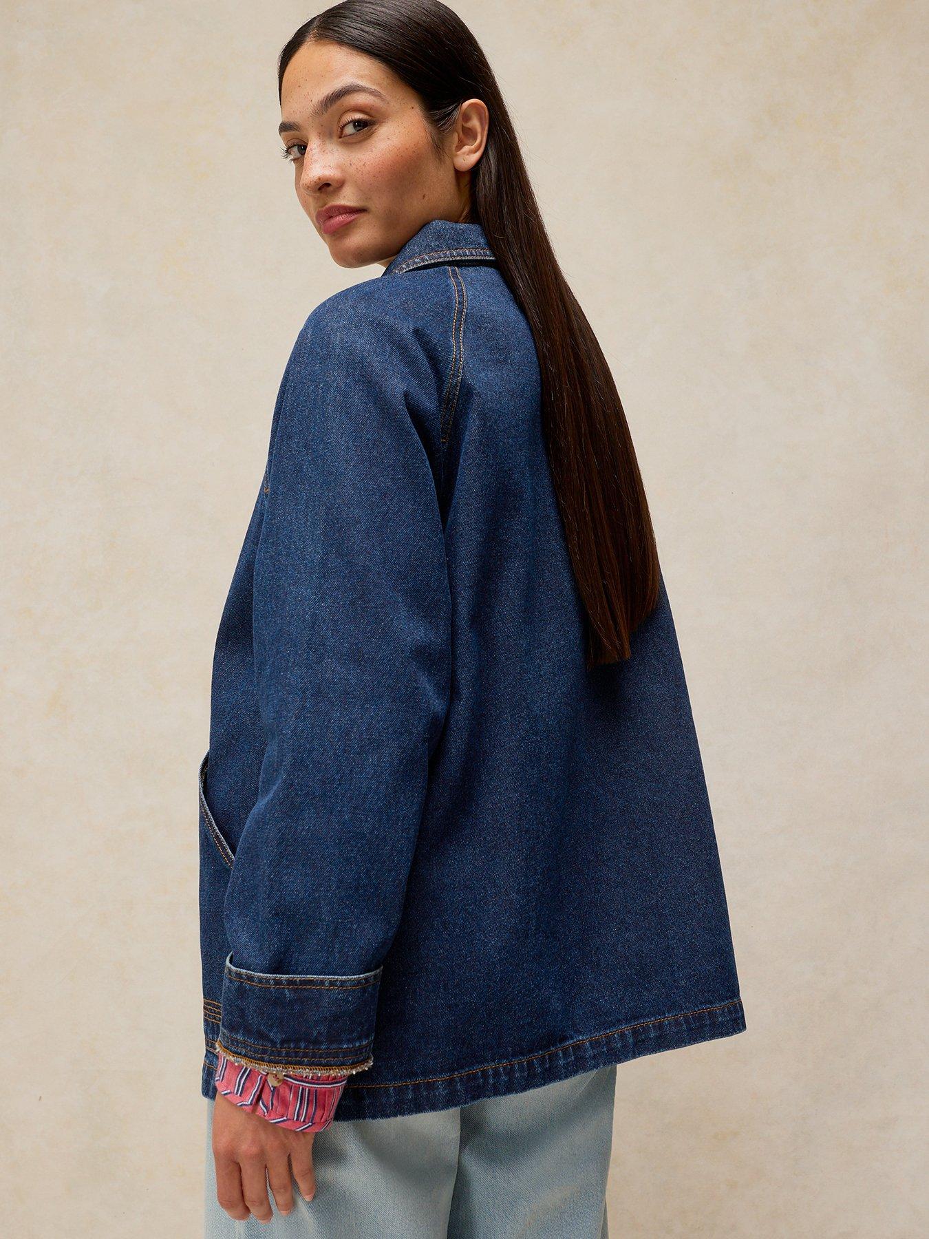 Image 2 of 6 of White Stuff Benny Denim Barn Jacket - Blue