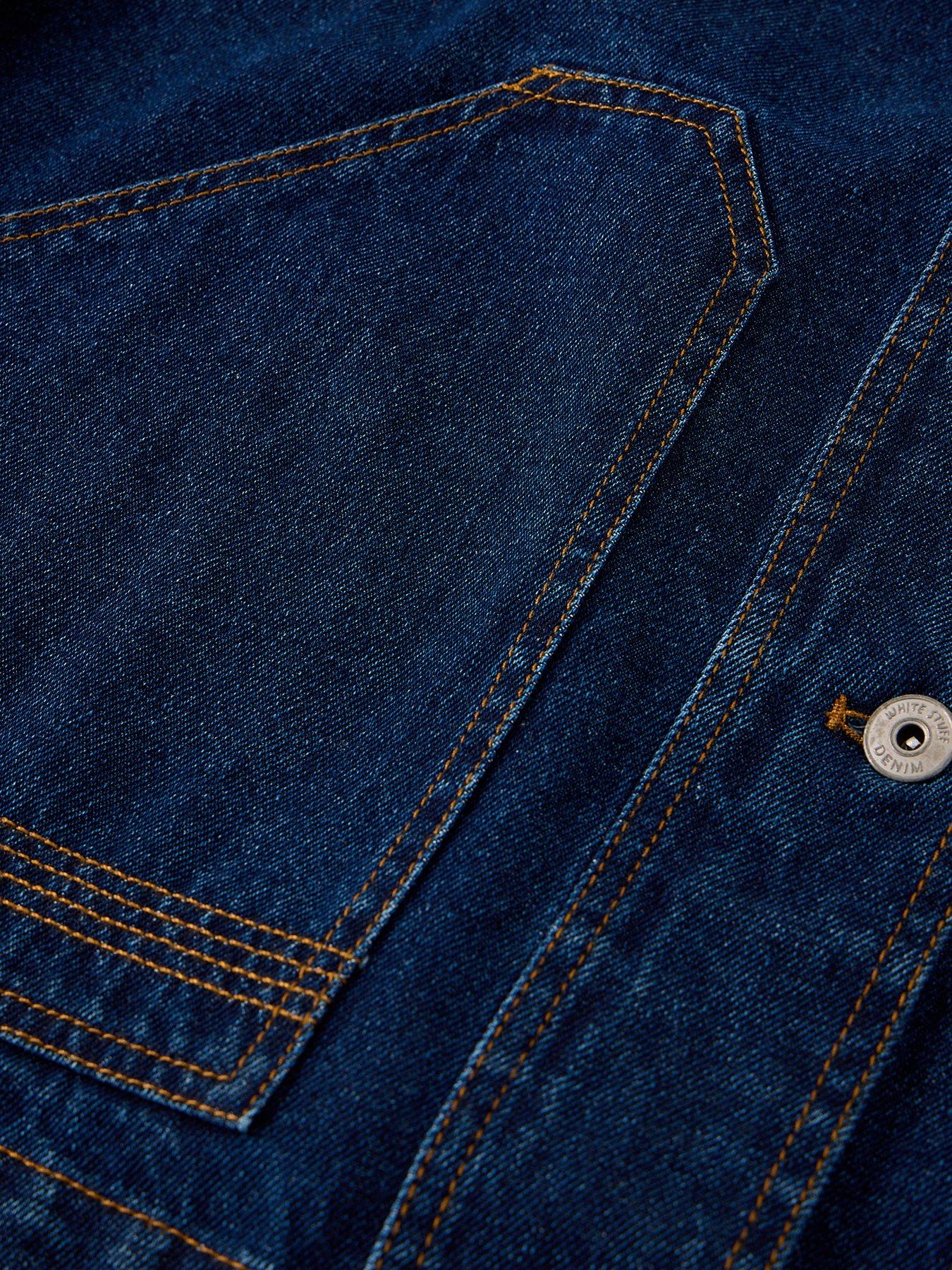 Image 6 of 6 of White Stuff Benny Denim Barn Jacket - Blue