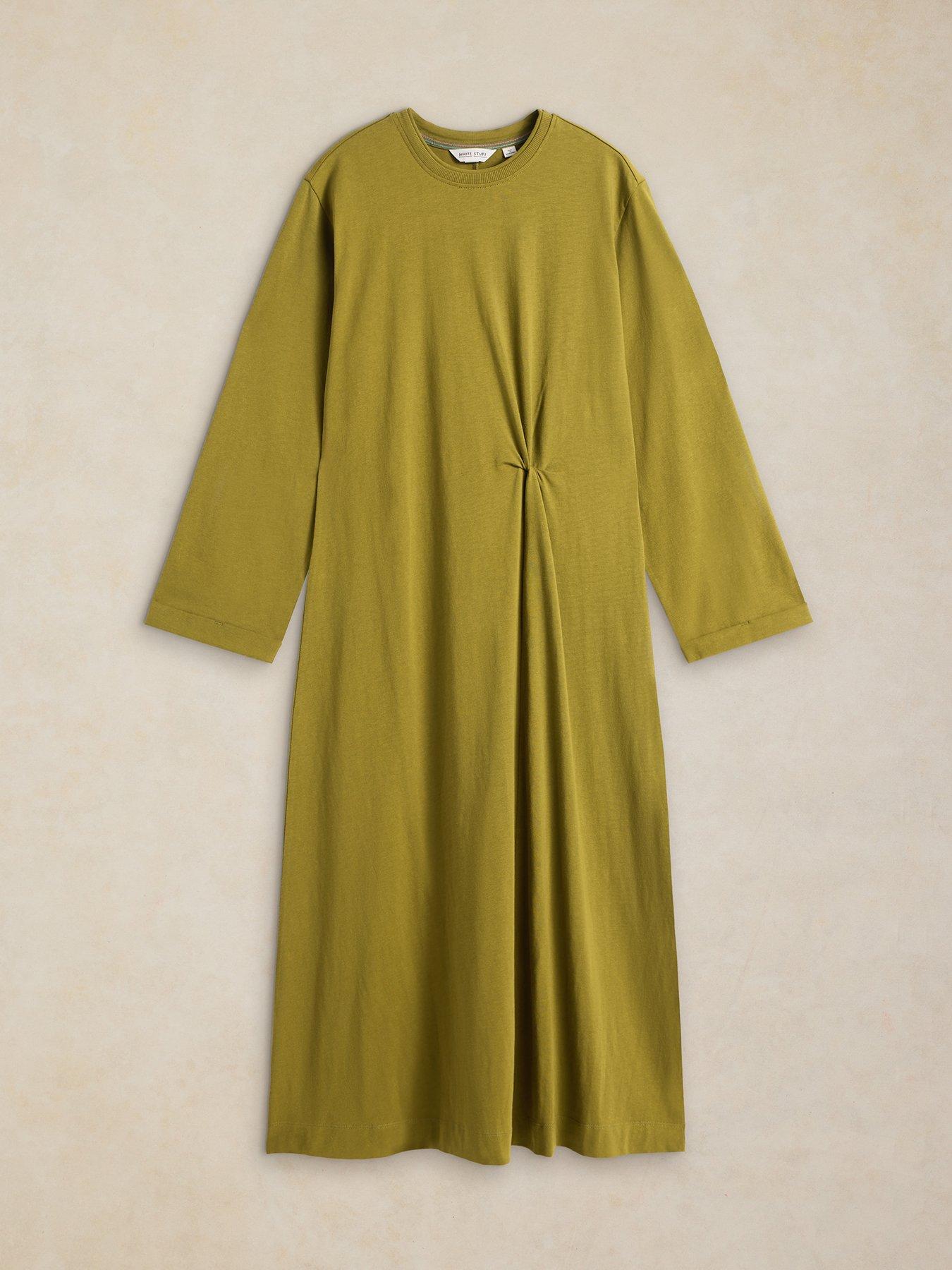 Image 5 of 5 of White Stuff Gracie Twist Dress - Green