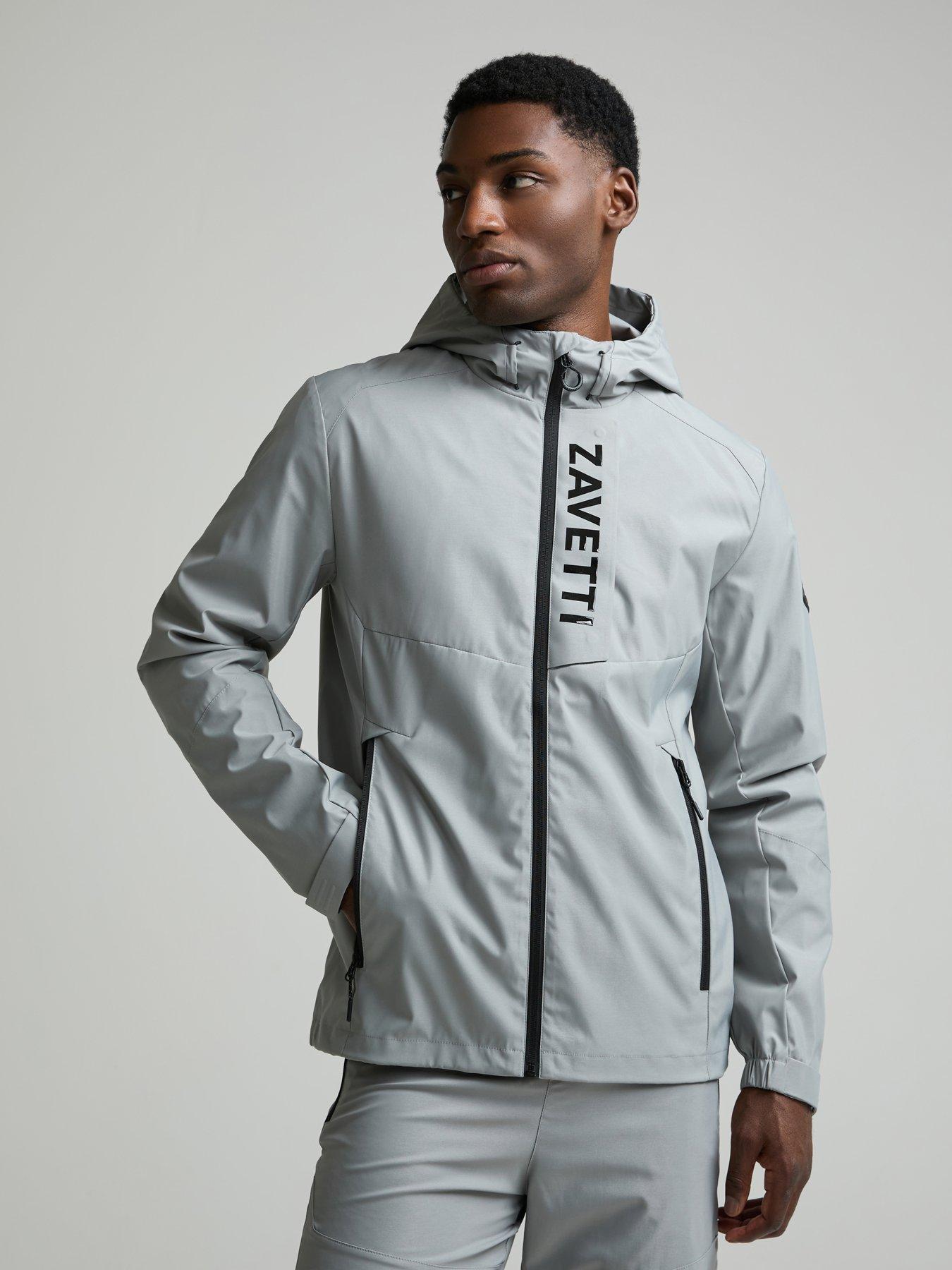 Zavetti Canada Bennicci Woven Windbreaker Lightweight Jacket - Grey