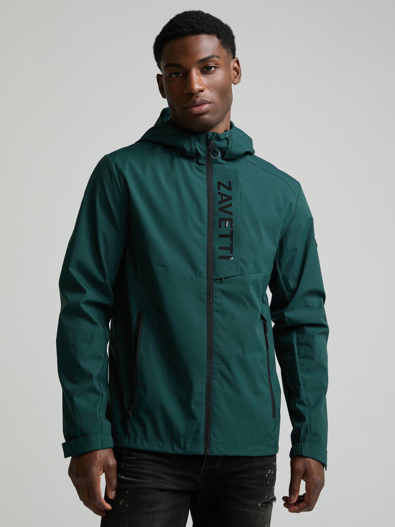 Zavetti Canada Zavetti Canada Bennicci Woven Windbreaker Lightweight Jacket - Black