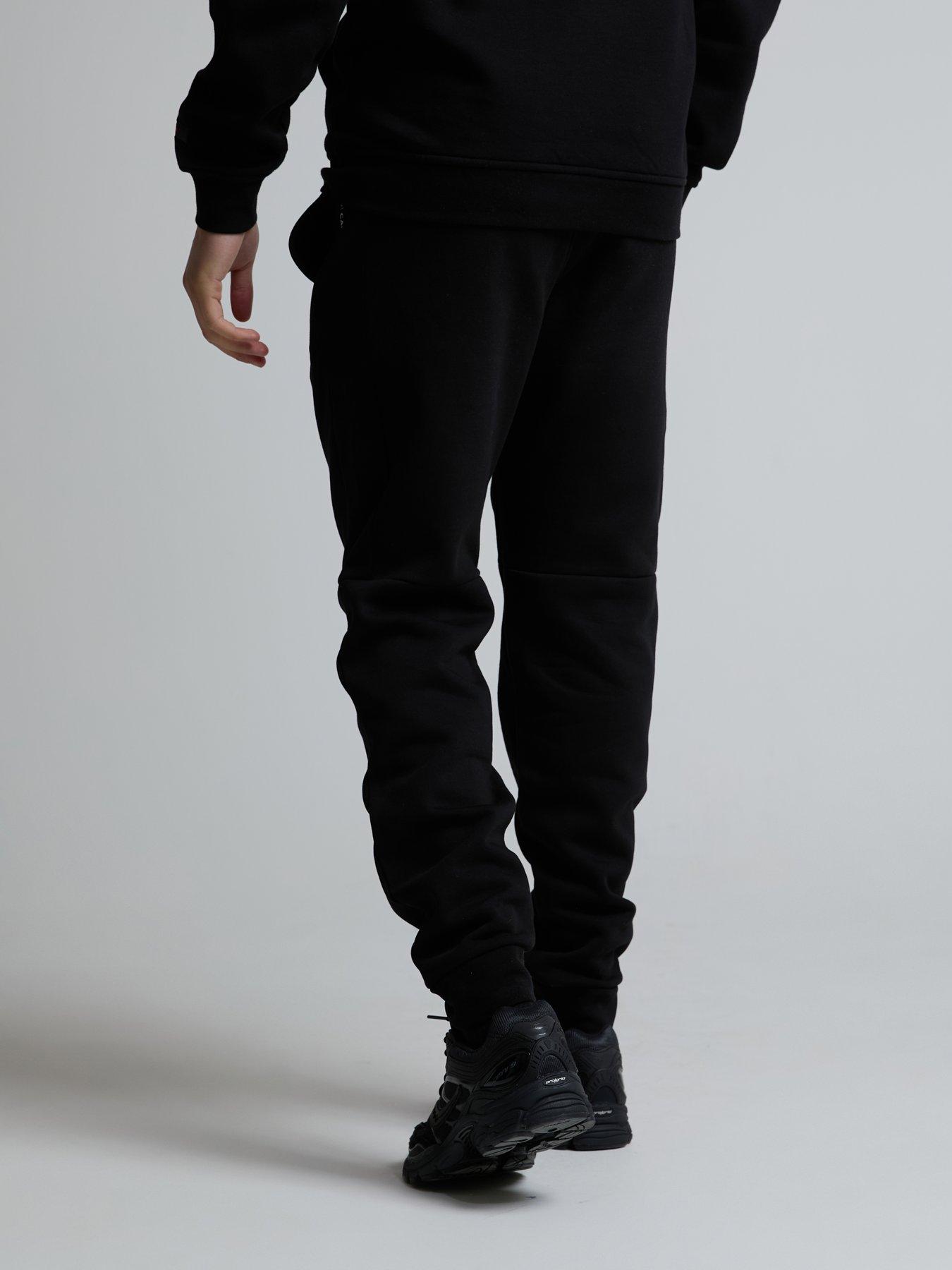 Image 2 of 5 of Zavetti Canada Zavetti Canada Bottacini Compatto Fleece Sweat Joggers - Black