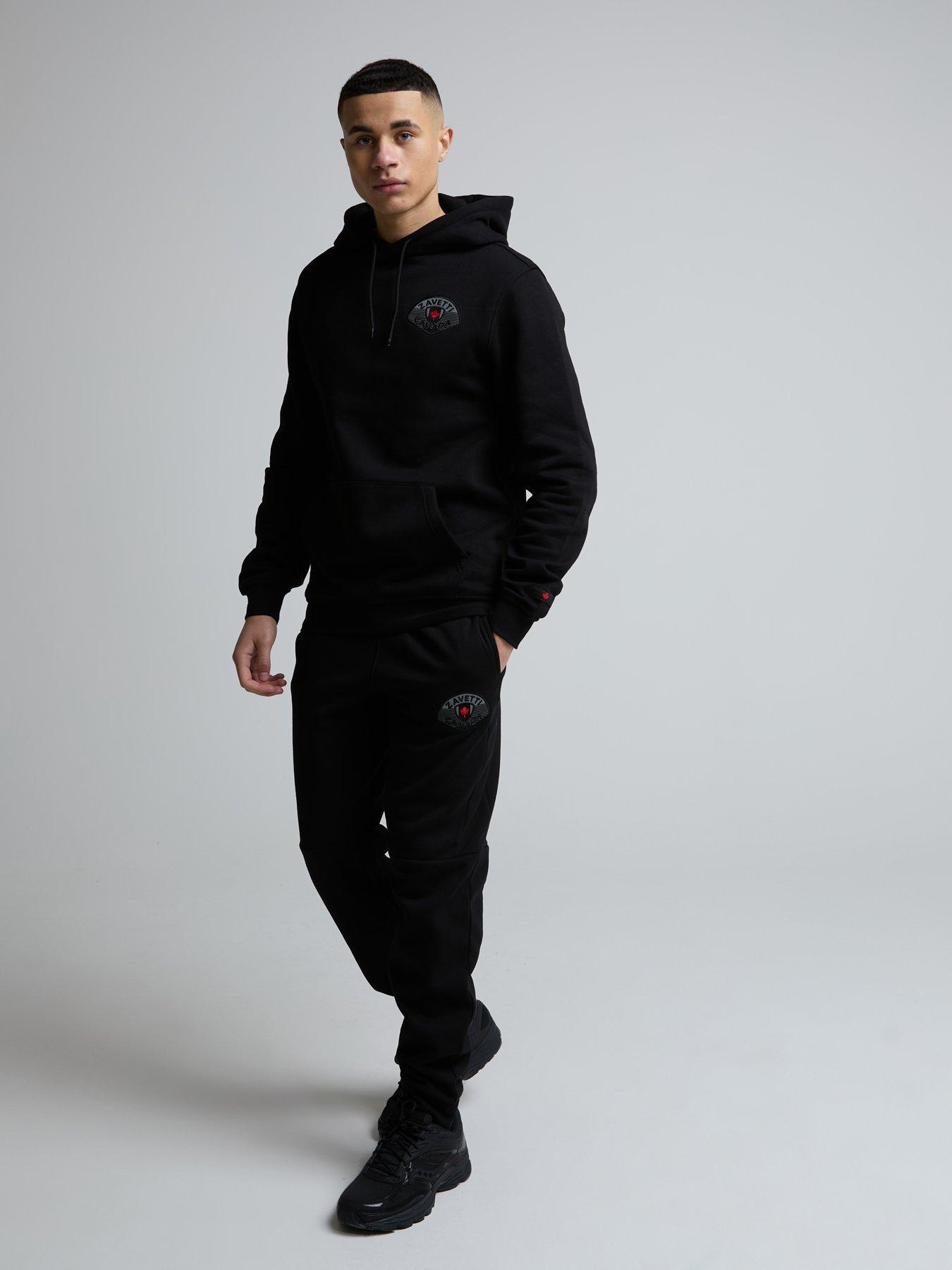 Image 3 of 5 of Zavetti Canada Zavetti Canada Bottacini Compatto Fleece Sweat Joggers - Black