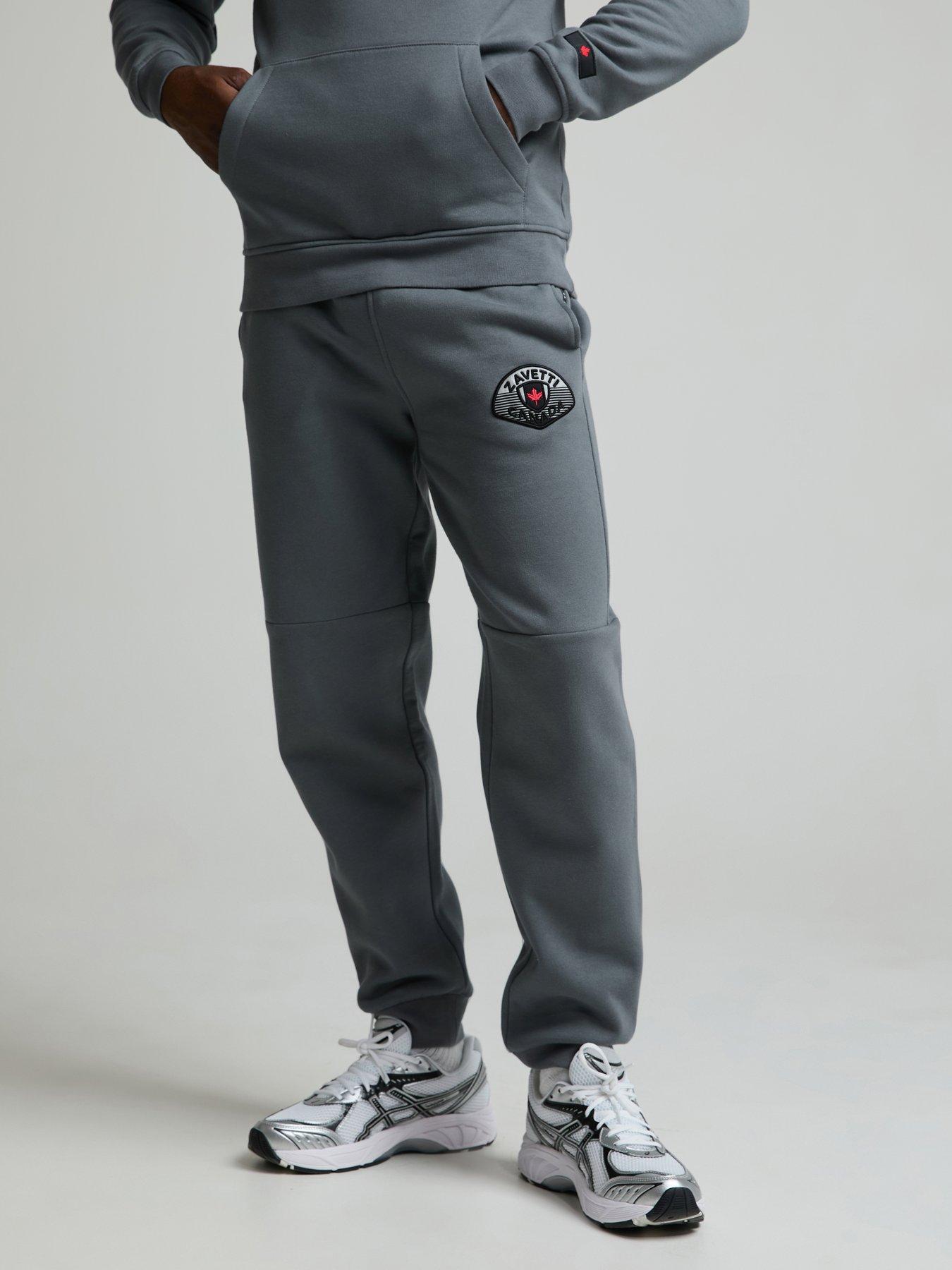 Zavetti Canada Zavetti Canada Bottacini Compatto Fleece Sweat Joggers - Dark Grey