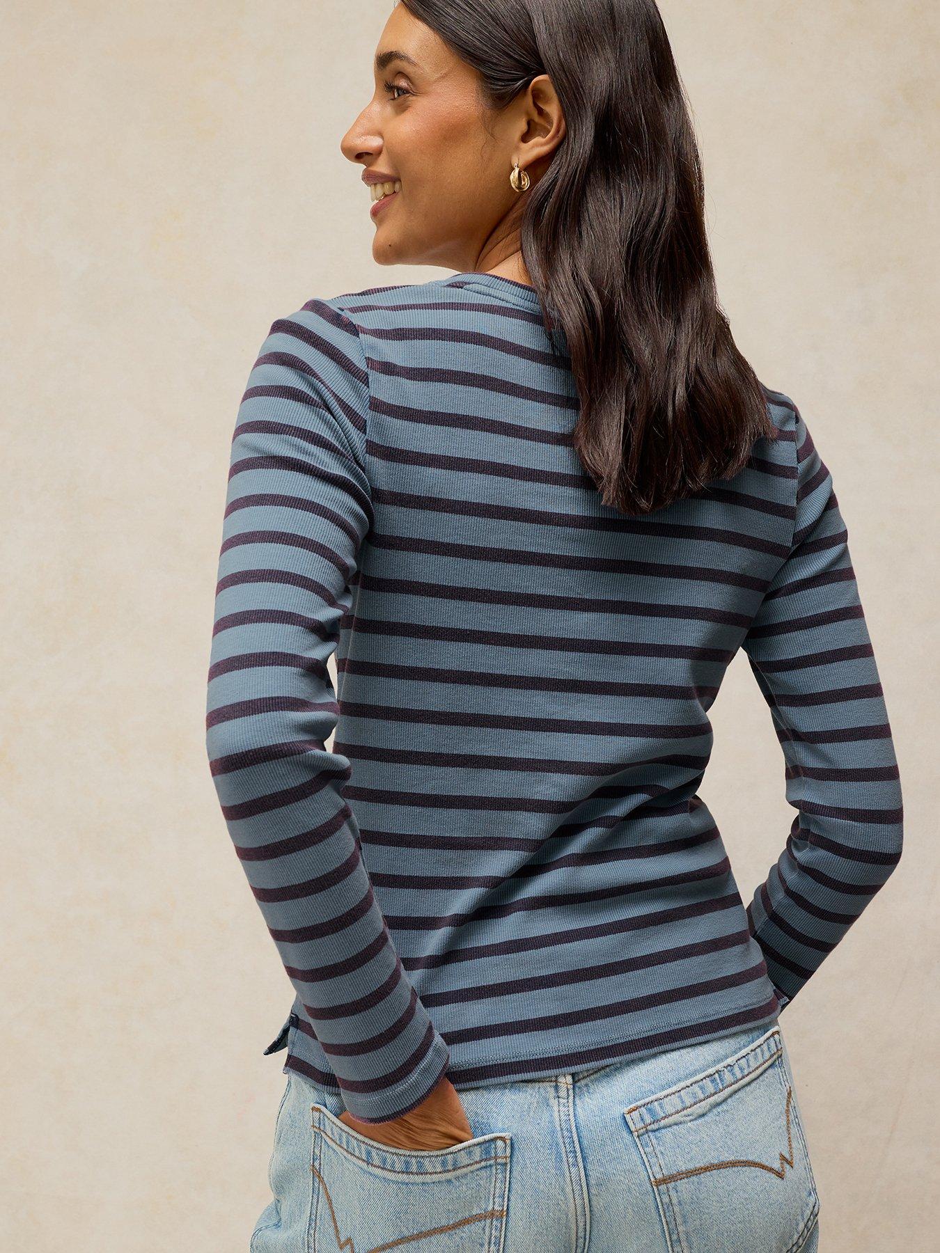 Image 2 of 6 of White Stuff Sadie Stripe Tee
