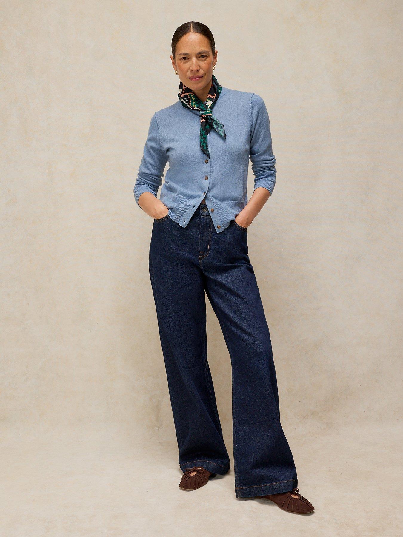 Image 3 of 6 of White Stuff Lois Cardigan - Blue