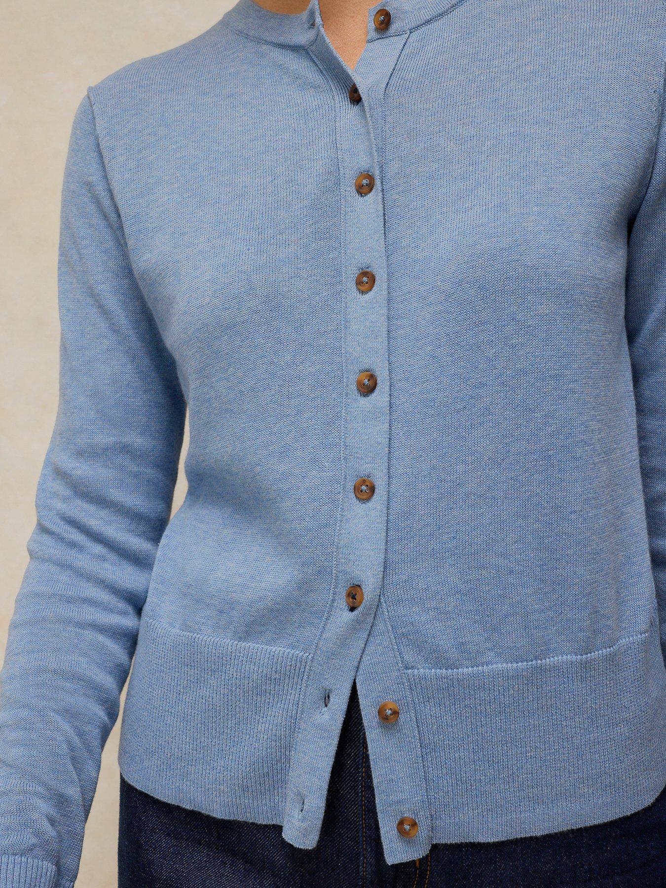 Image 4 of 6 of White Stuff Lois Cardigan - Blue