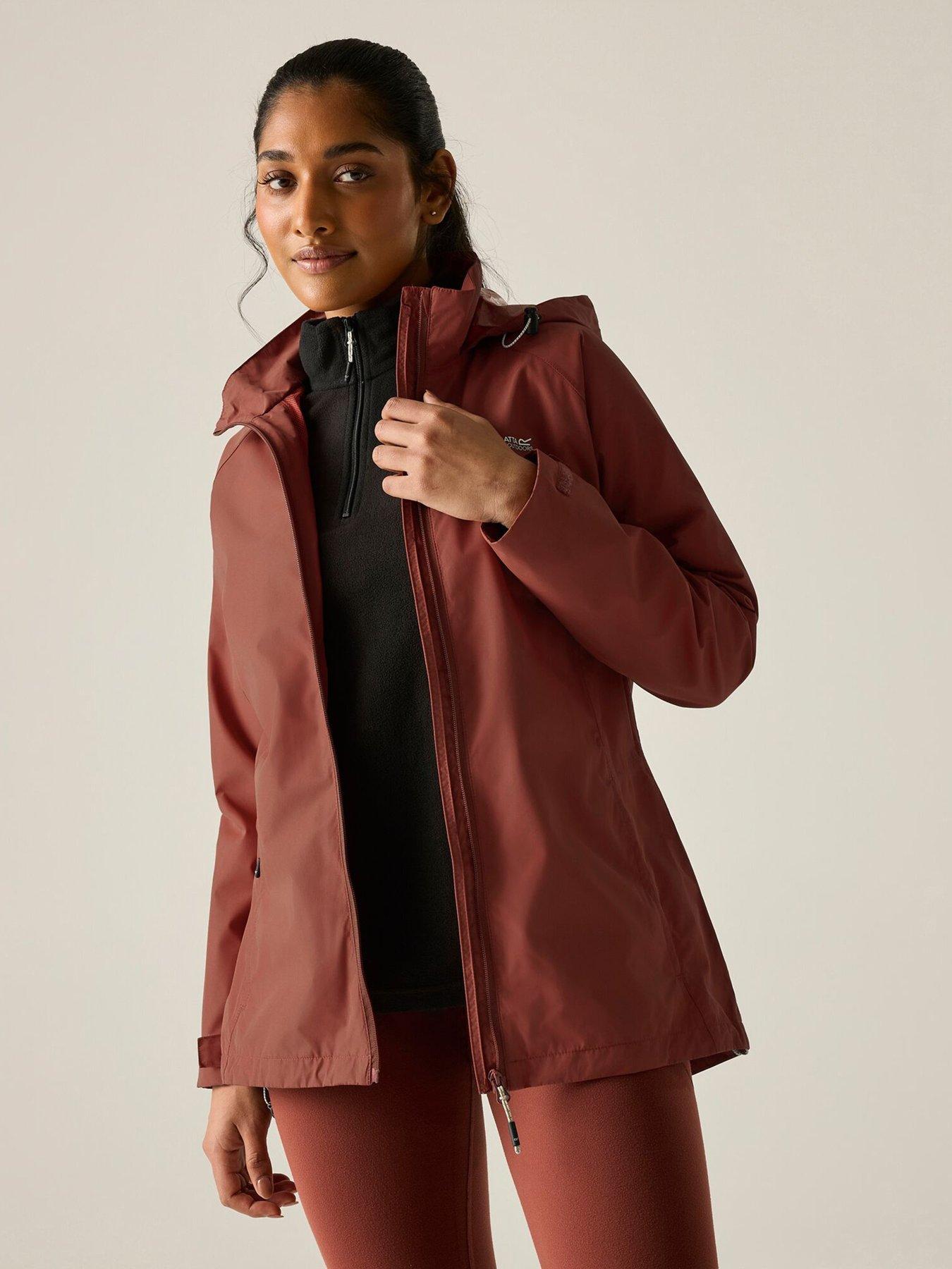 Image 1 of 7 of Regatta Ladies Daysha Ii Waterproof Shell-burnt Henna