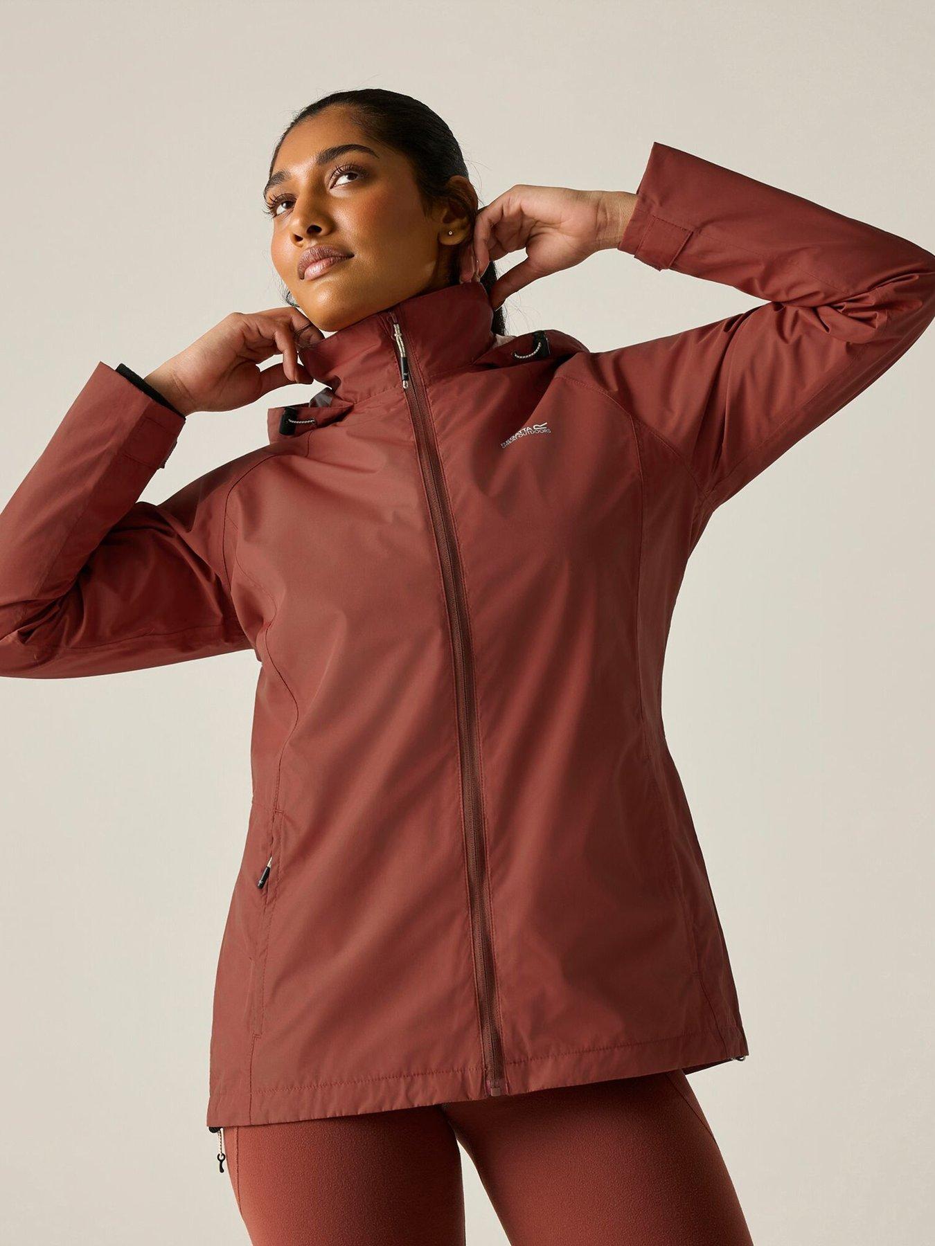 Image 4 of 7 of Regatta Ladies Daysha Ii Waterproof Shell-burnt Henna
