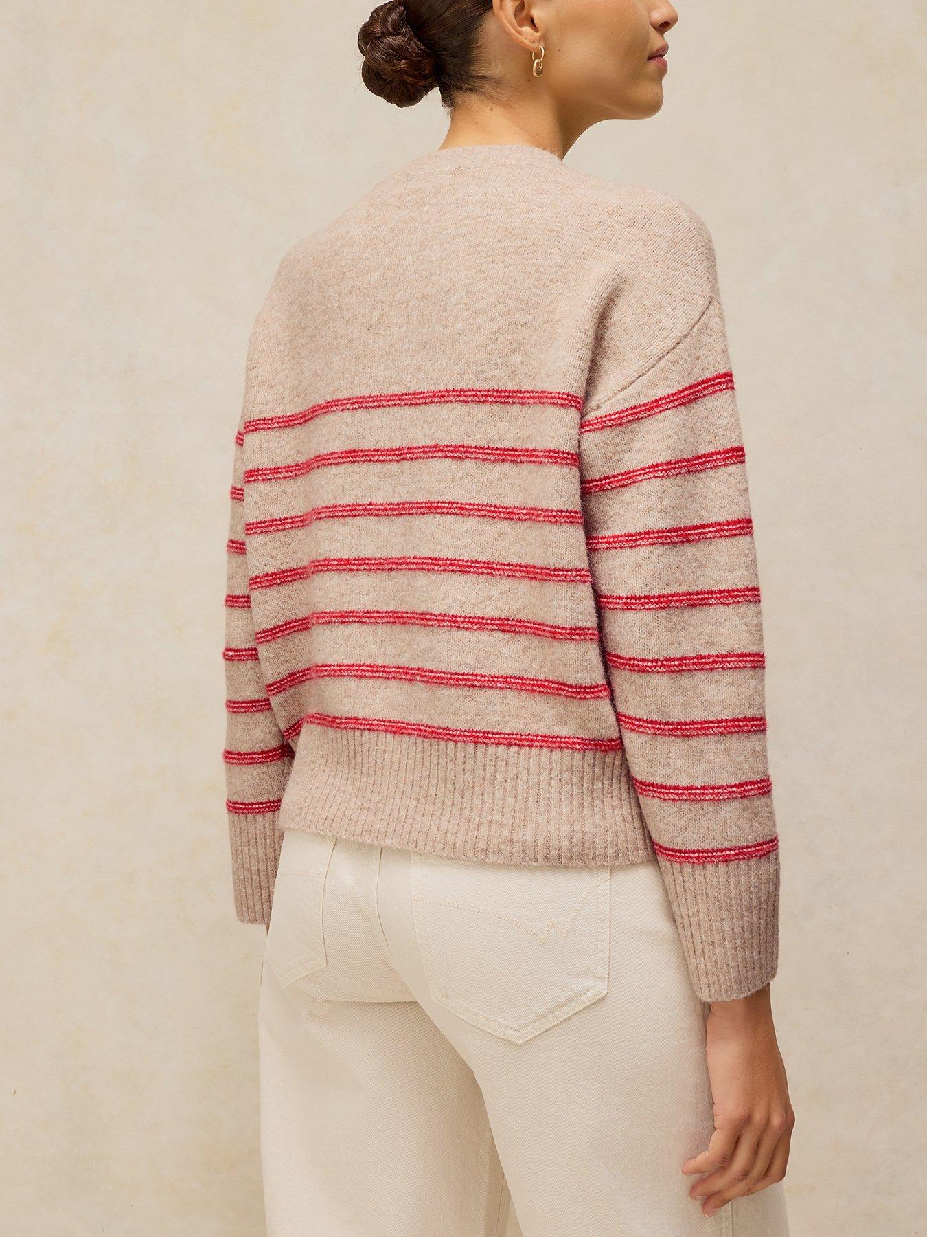 Image 2 of 5 of White Stuff Stripe Henley Jumper
