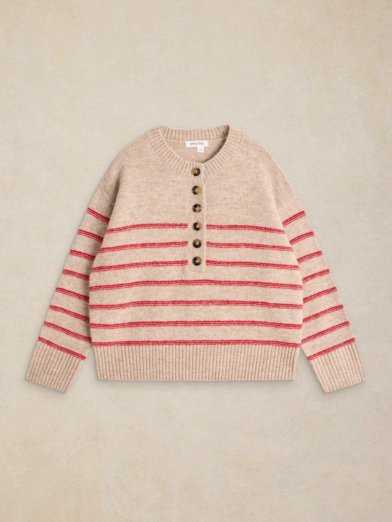 Image 5 of 5 of White Stuff Stripe Henley Jumper