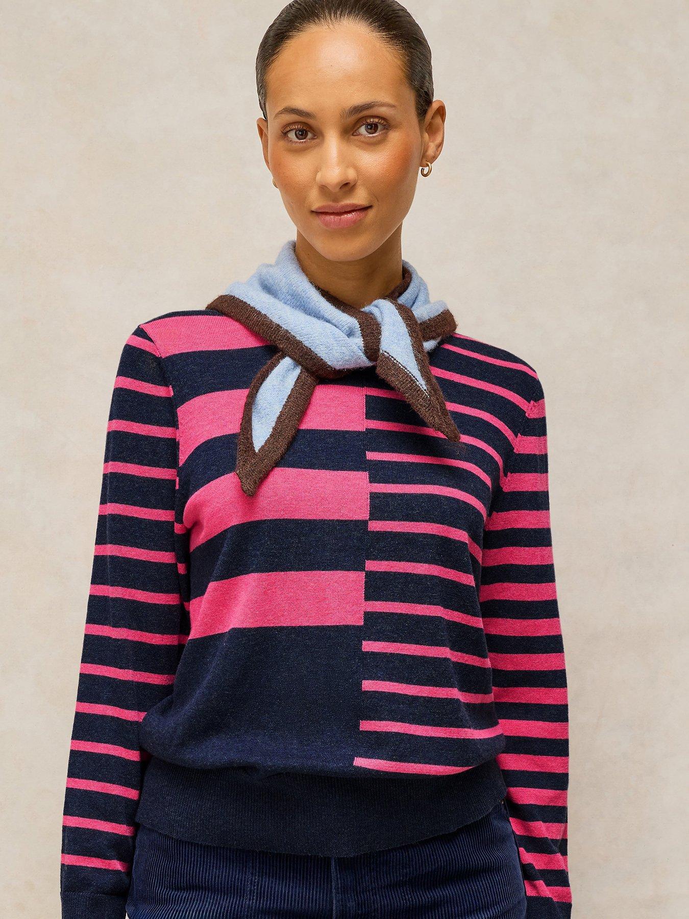 Image 1 of 5 of White Stuff Katie Stripe Jumper