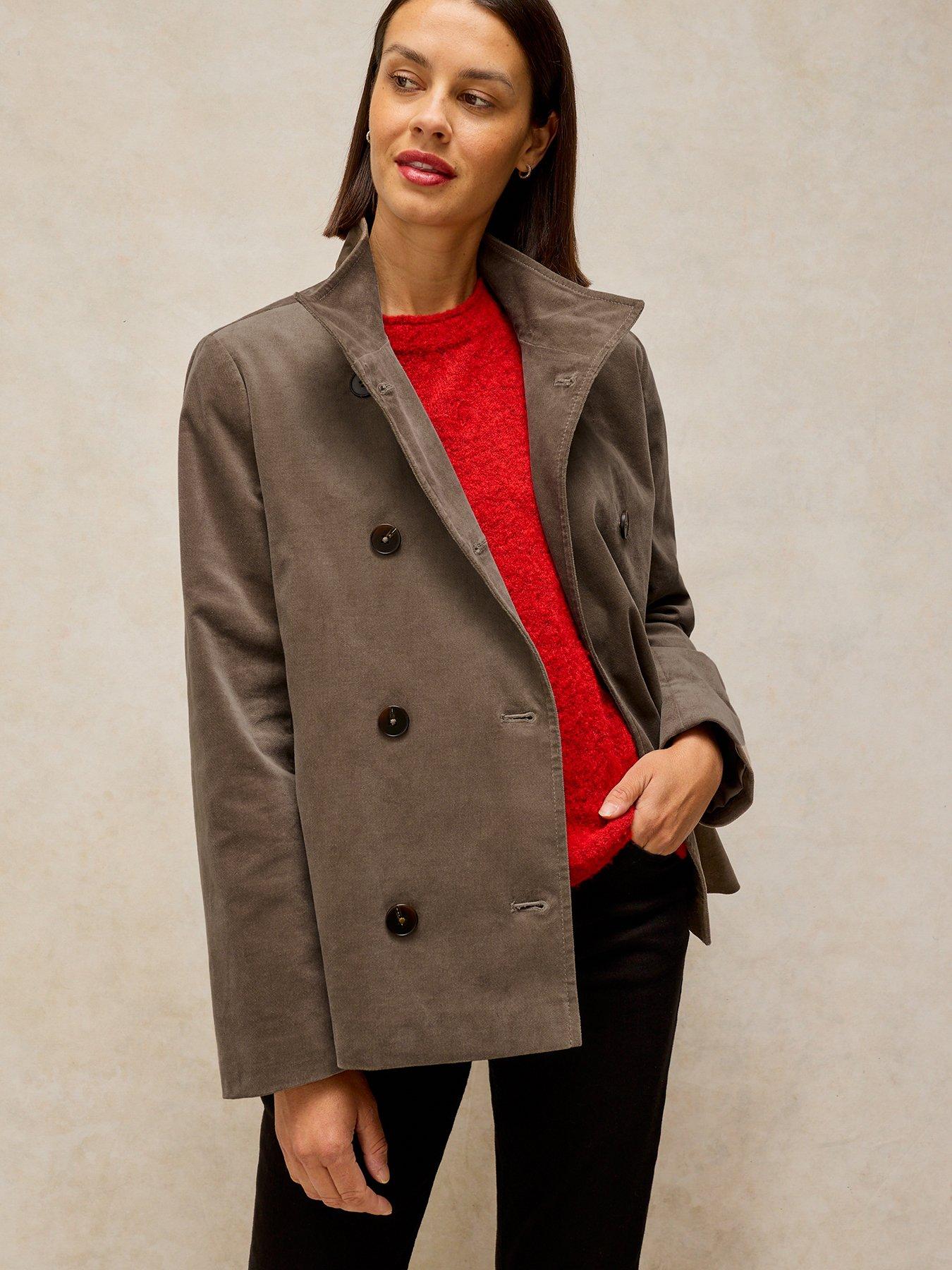 Image 1 of 5 of White Stuff Kaia Velvet Jacket