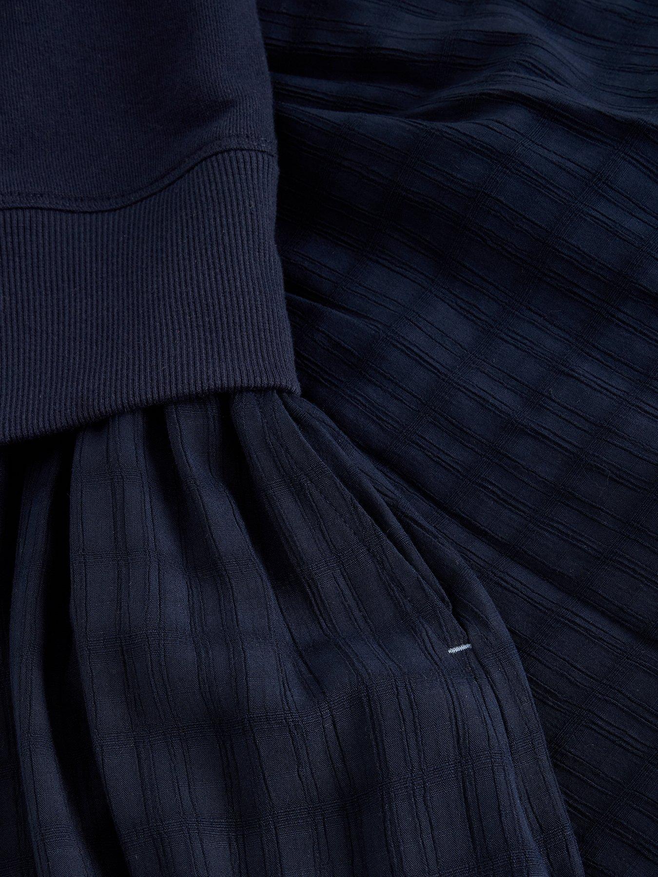 Image 6 of 6 of White Stuff Carter Mix Sweater Dress - Blue