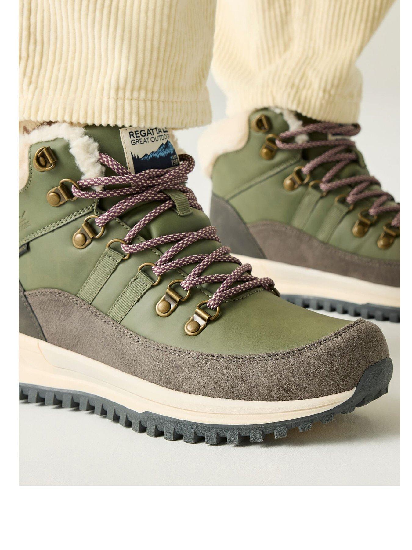 Image 1 of 7 of Regatta Womens Elbourne ISOTEX Waterproof Insulated Walking Boots - Dark Khaki / Fig