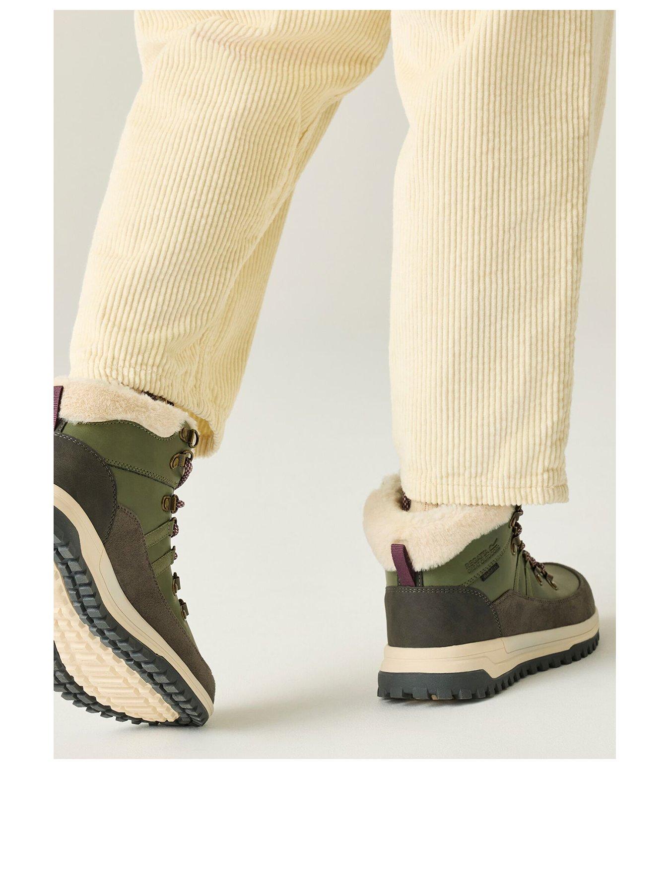 Image 2 of 7 of Regatta Womens Elbourne ISOTEX Waterproof Insulated Walking Boots - Dark Khaki / Fig