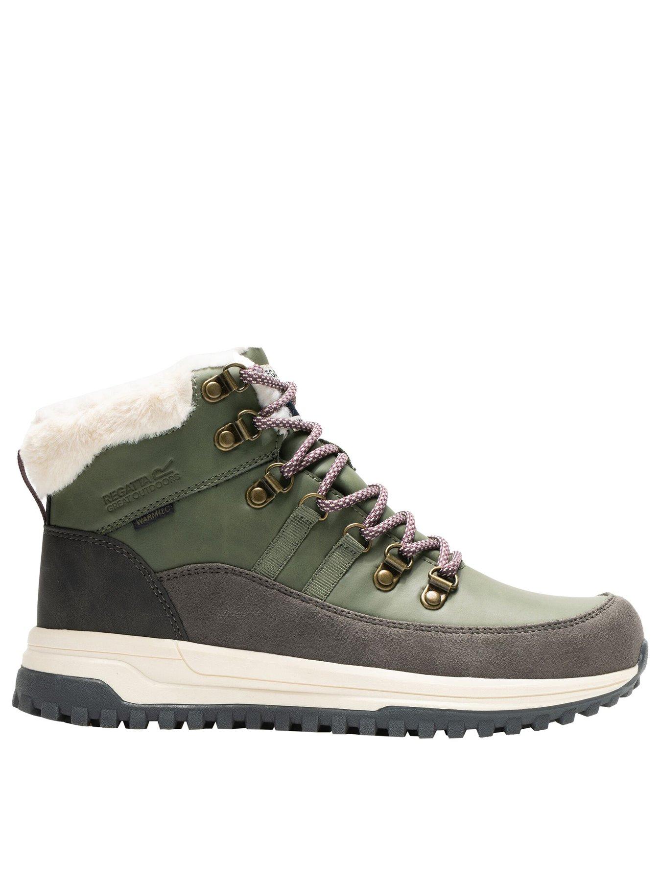 Image 3 of 7 of Regatta Womens Elbourne ISOTEX Waterproof Insulated Walking Boots - Dark Khaki / Fig