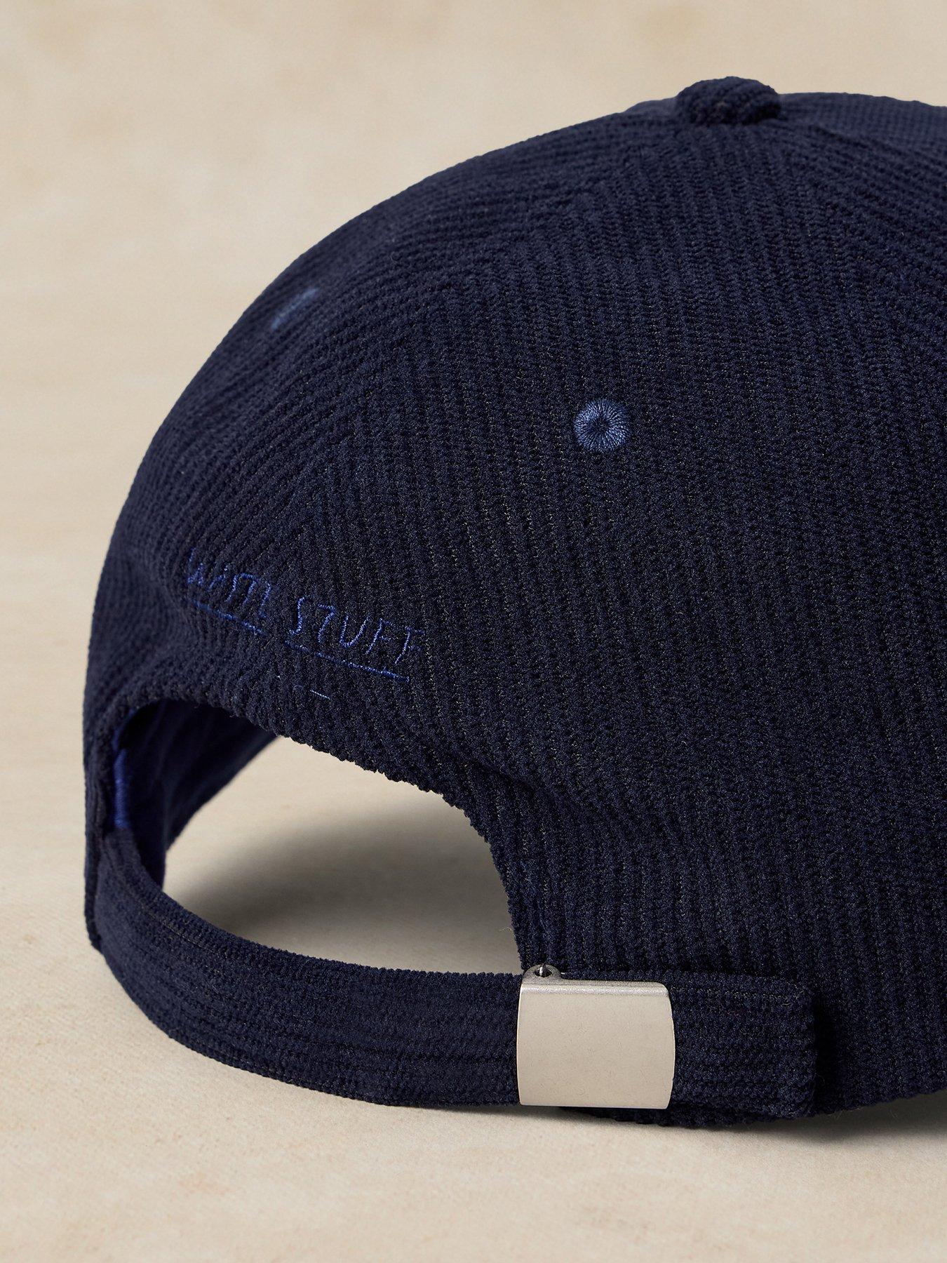 Image 2 of 2 of White Stuff Cord Baseball Cap - Blue