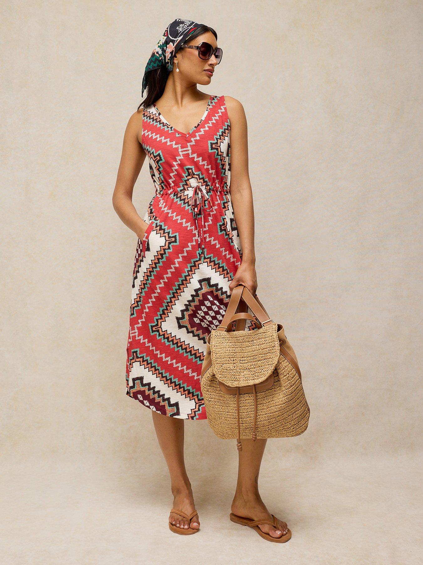 White Stuff Heidi Jersey Dress - Red