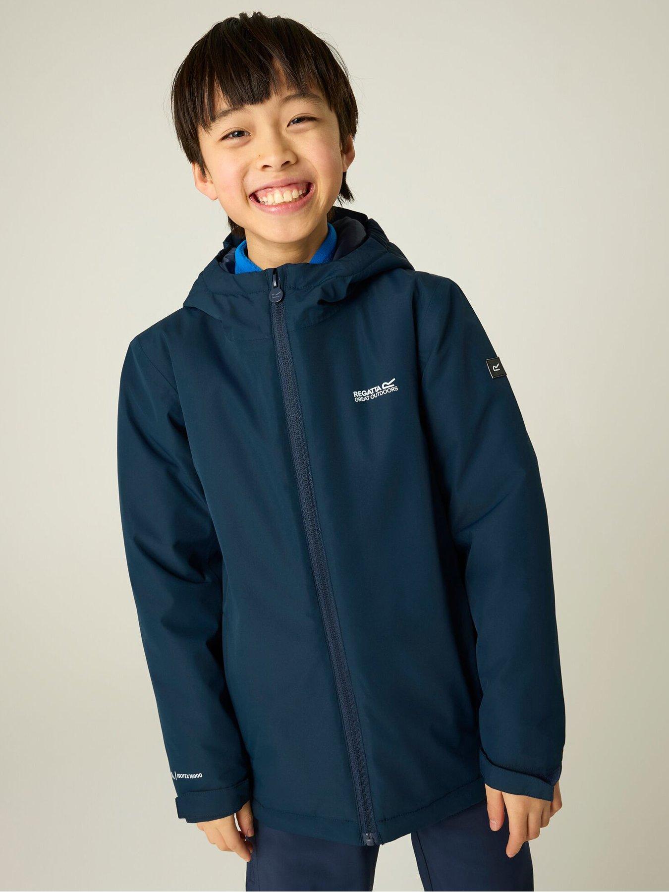Image 1 of 7 of Regatta Kids Hurdle Waterproof Insulated Jacket -navy