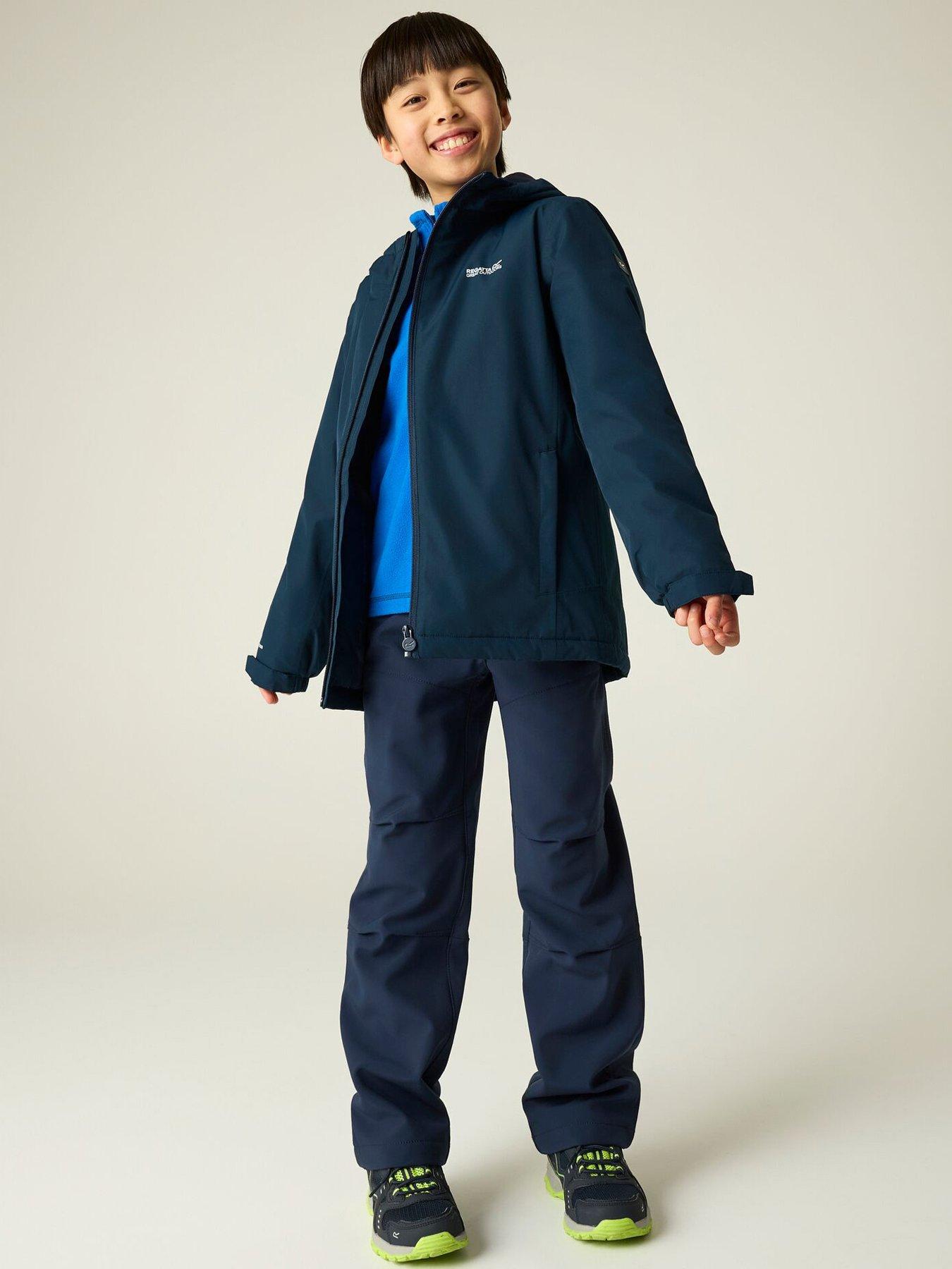 Image 3 of 7 of Regatta Kids Hurdle Waterproof Insulated Jacket -navy