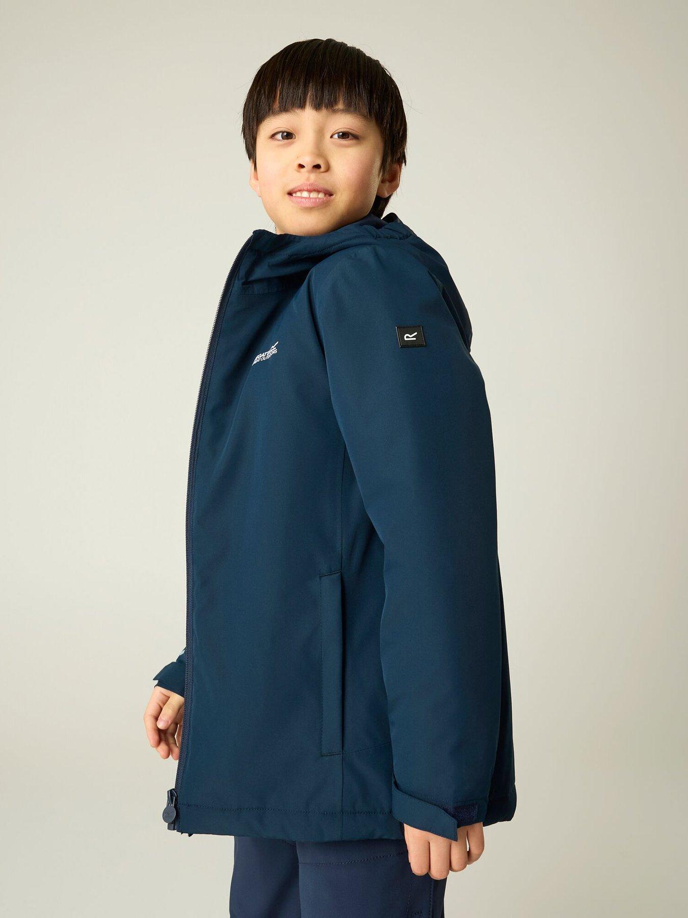 Image 4 of 7 of Regatta Kids Hurdle Waterproof Insulated Jacket -navy
