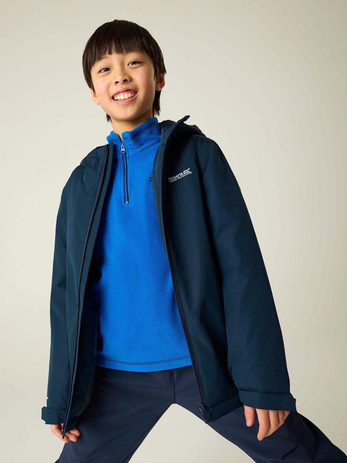 Image 5 of 7 of Regatta Kids Hurdle Waterproof Insulated Jacket -navy