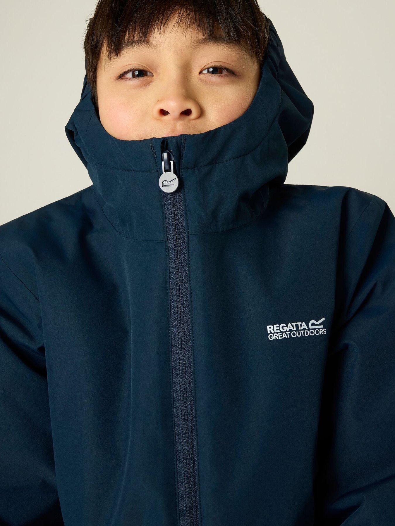 Image 7 of 7 of Regatta Kids Hurdle Waterproof Insulated Jacket -navy