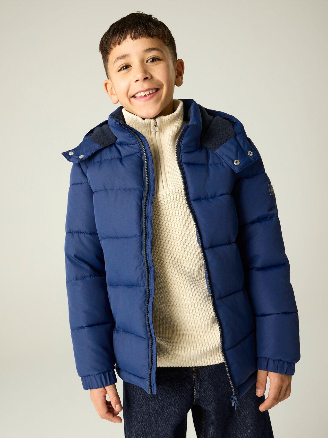 Regatta Kids Rover Baffled/quilted Jacket -aviator Blue(navy)