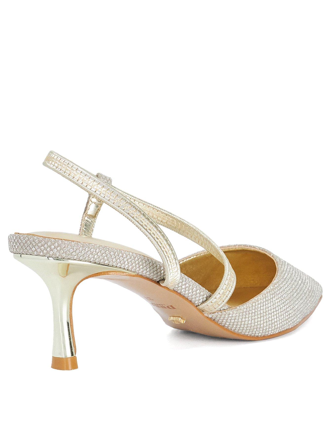 Image 3 of 6 of Dune London Charming Embellished Court Shoes