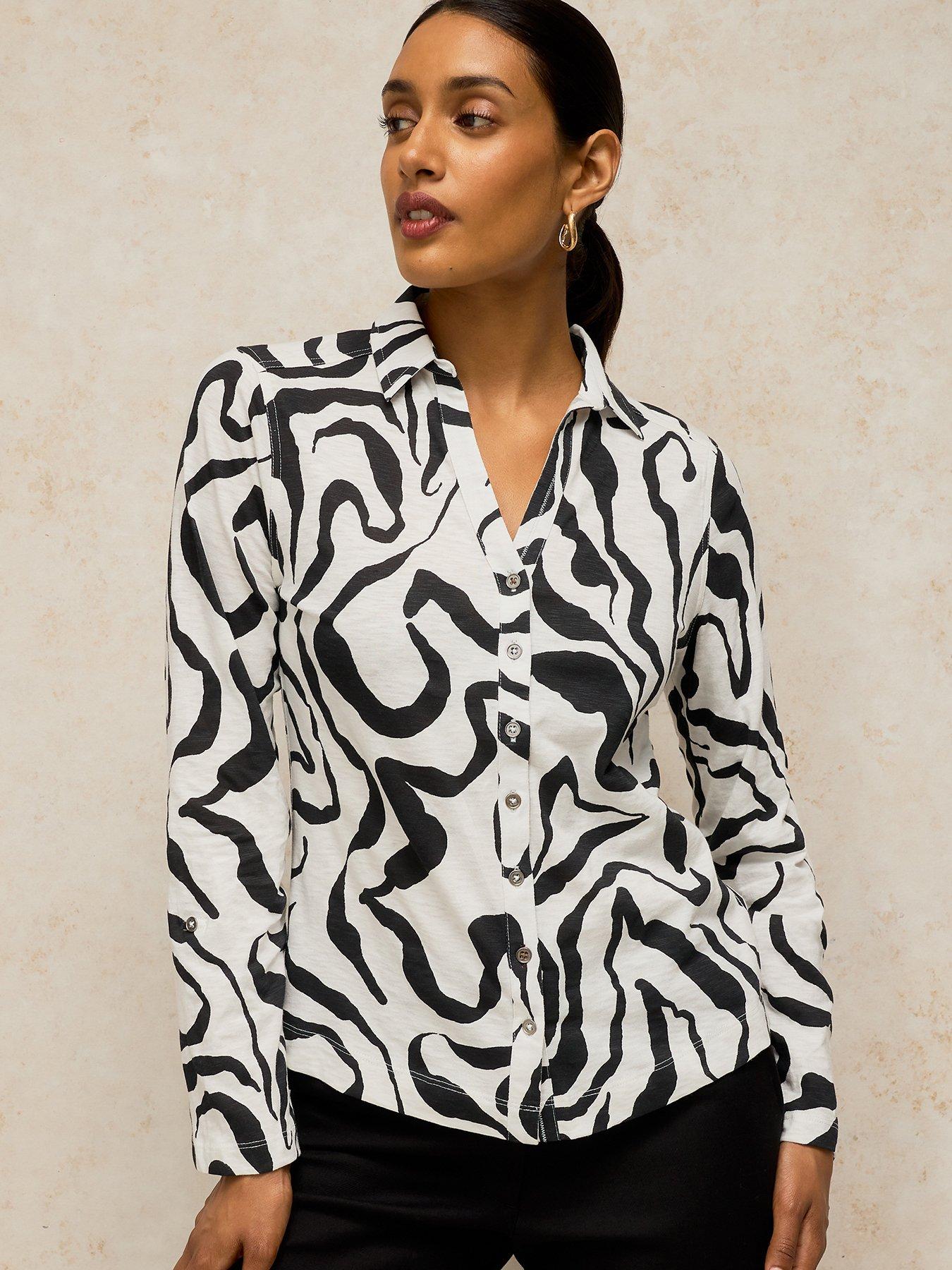 White Stuff Annie Jersey Shirt - White