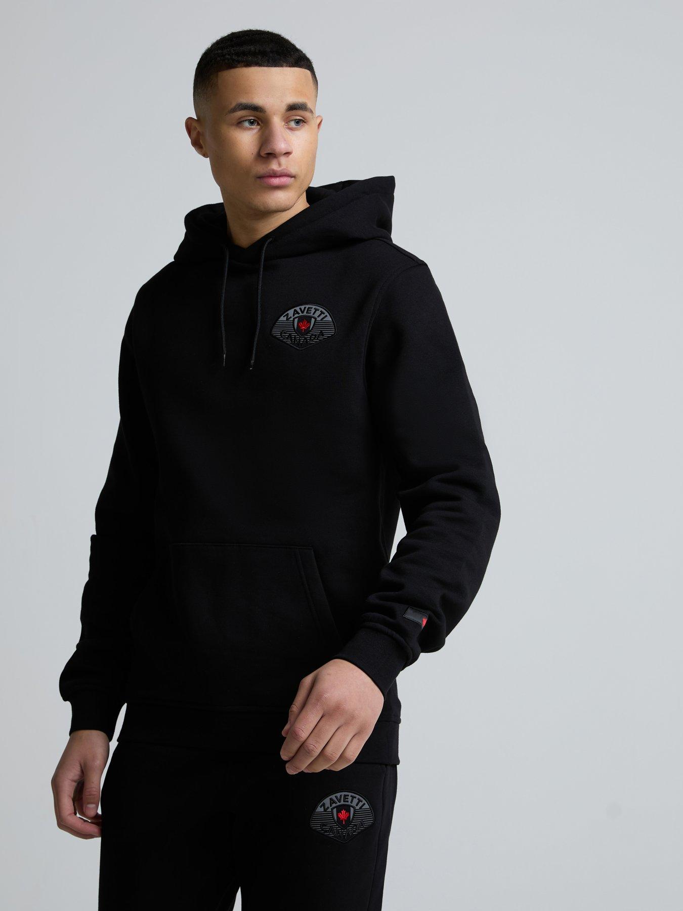 Zavetti Canada Zavetti Canada Bottacini Compatto Pullover Hoodie - Black