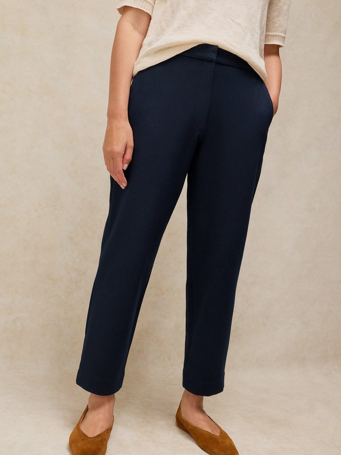 White Stuff Illy Straight Trousers - Blue