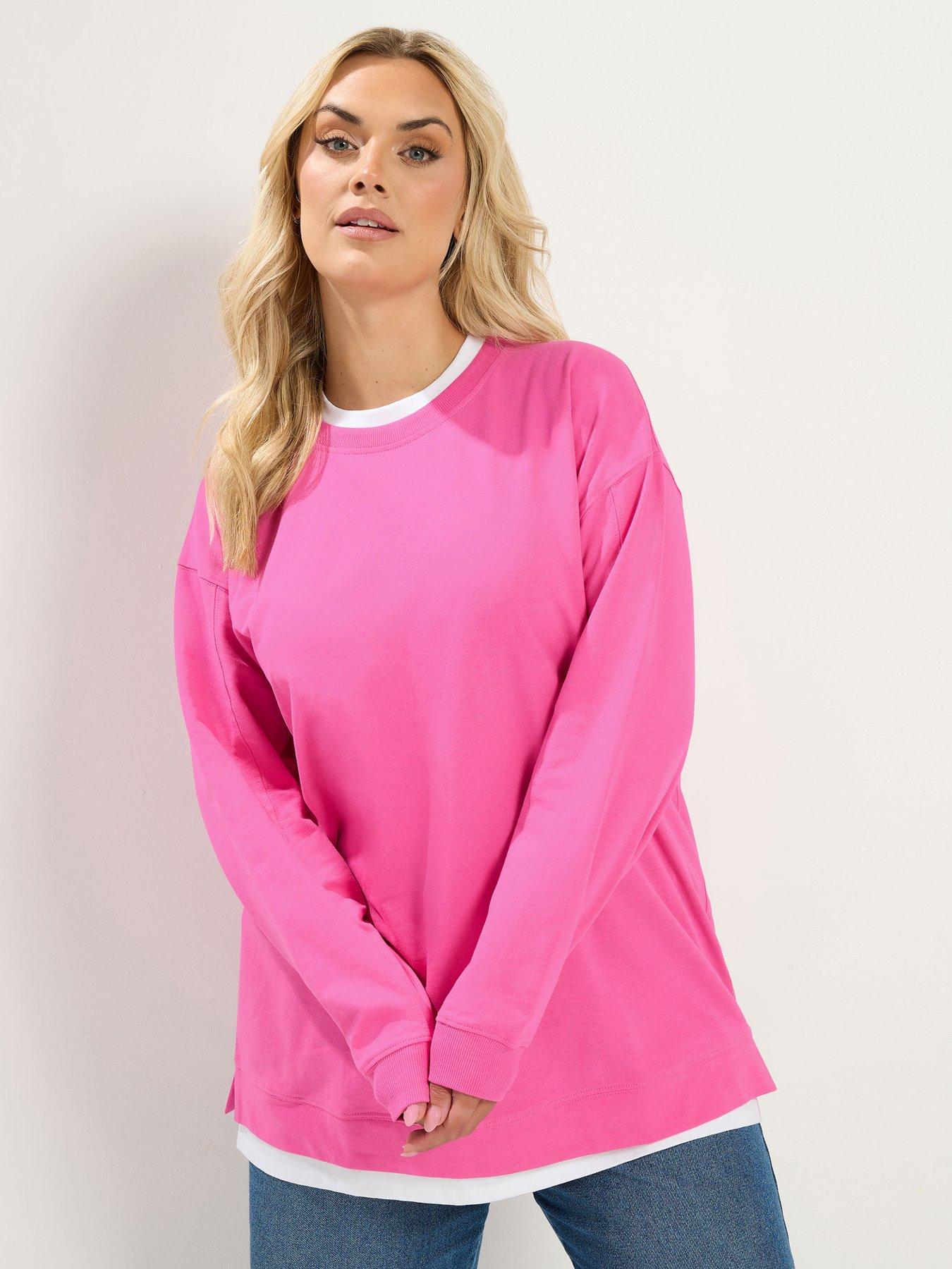 Yours Curve 2 In 1 Jumper - Pink