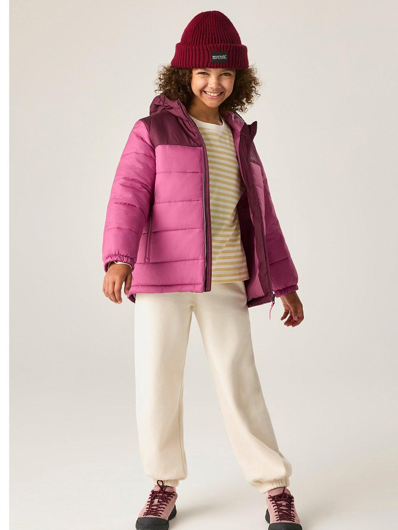 Image 2 of 7 of Regatta Kids Lofthouse Baffled Quilted Jacket - Pink