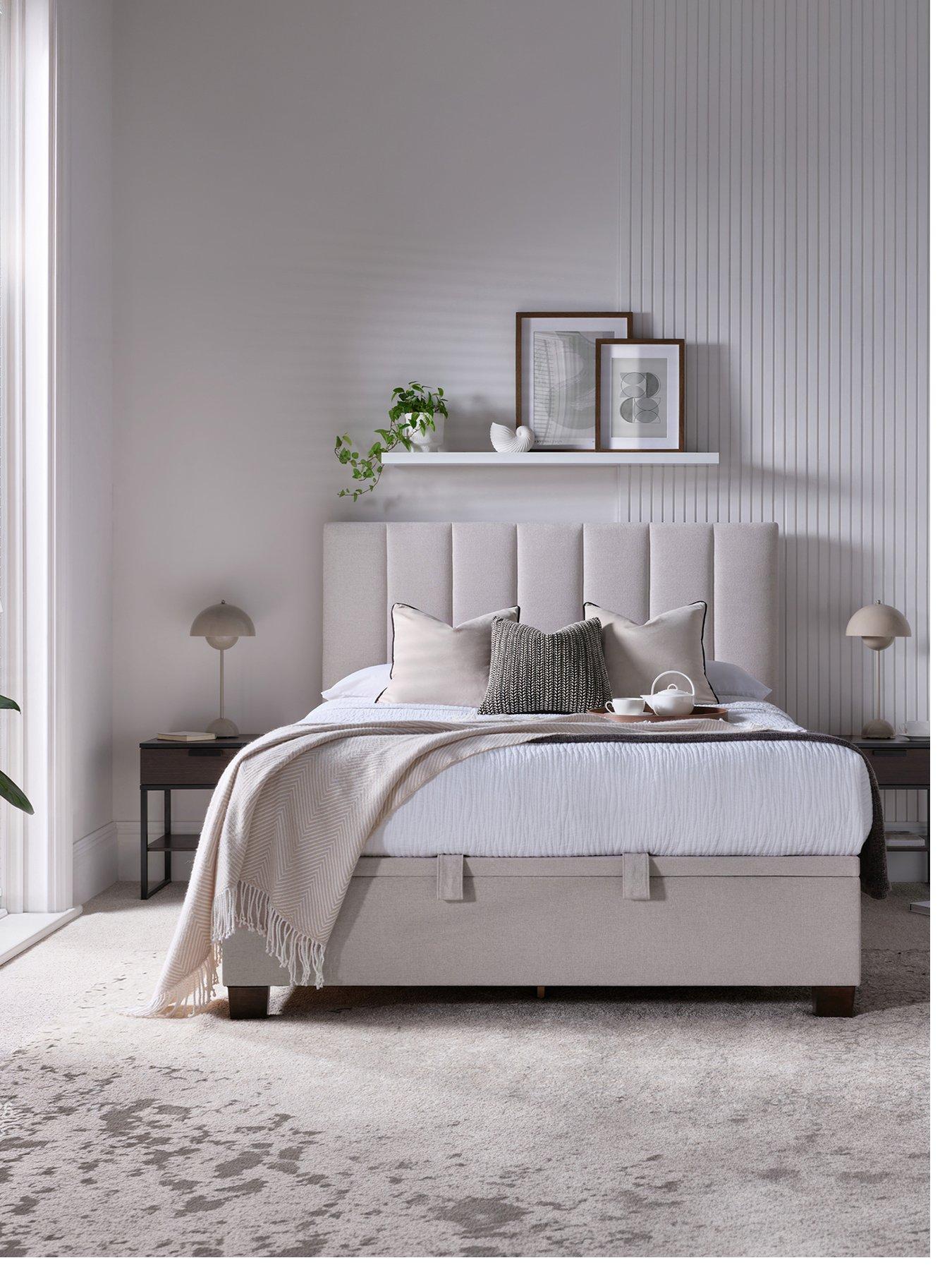 Image 2 of 4 of The Very Collection Ravena Double With Ottoman Storage
