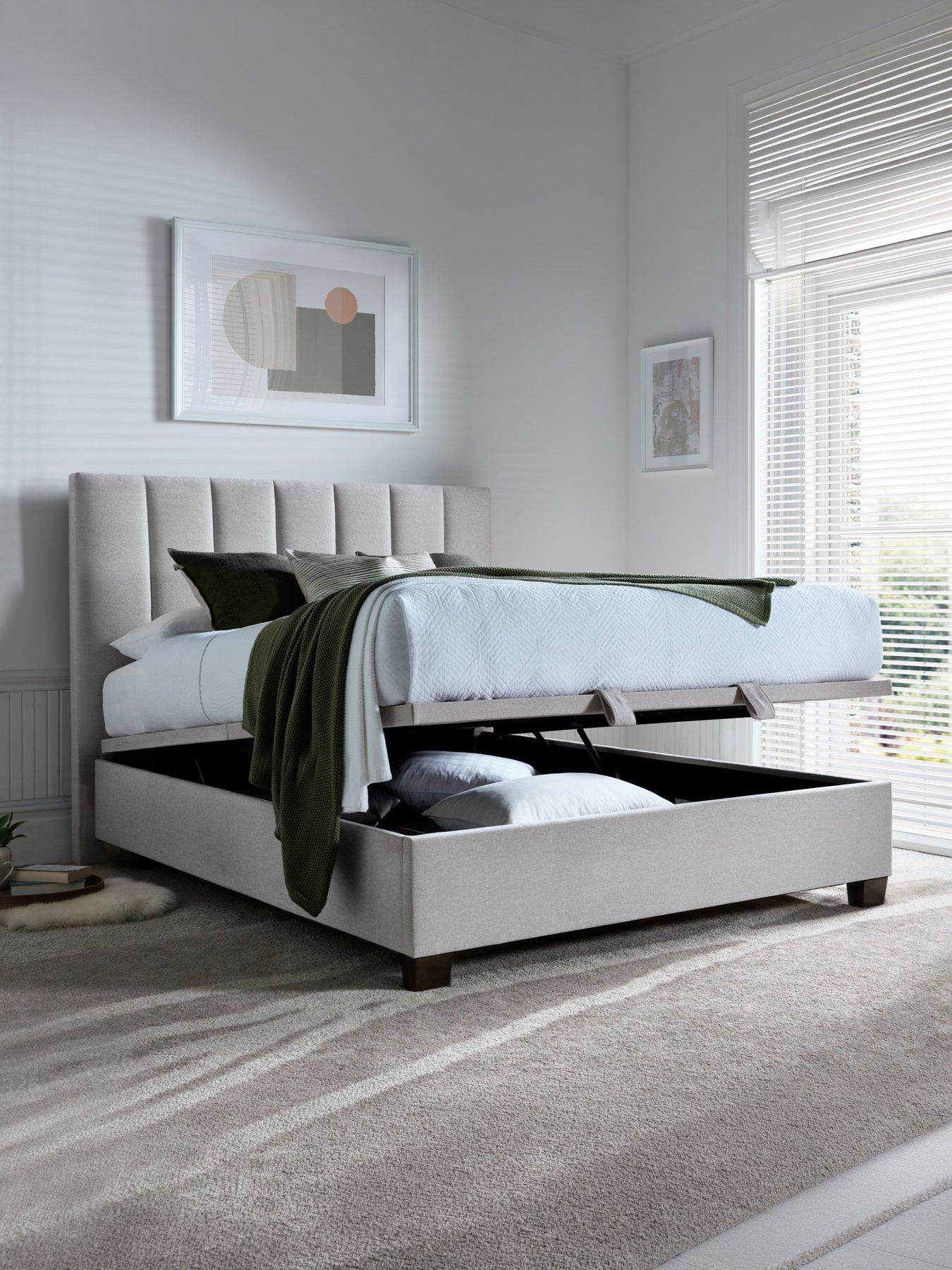 Image 3 of 4 of The Very Collection Ravena Double With Ottoman Storage