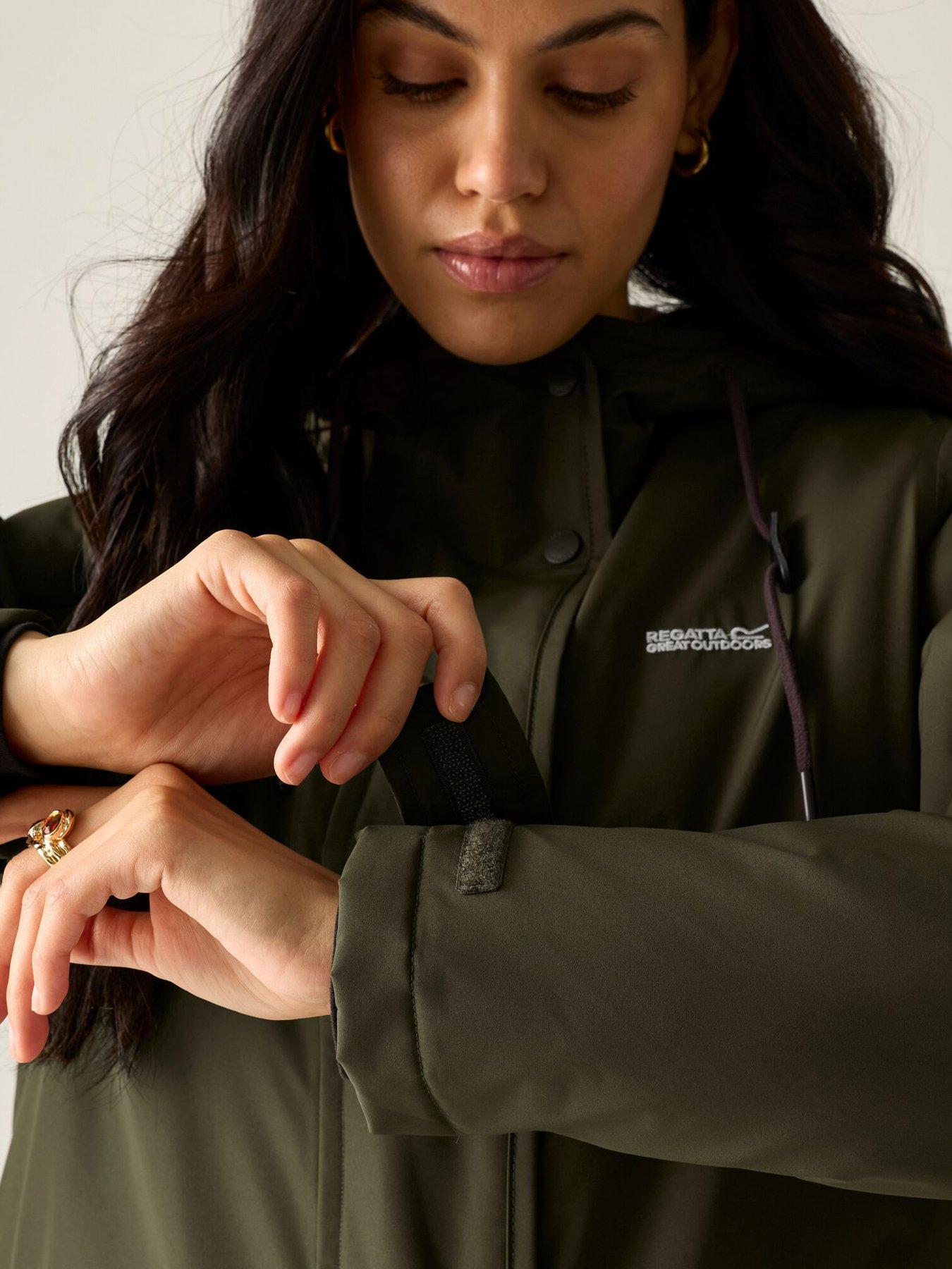 Image 5 of 7 of Regatta Ladies Orla Waterproof Jacket Waterproof Insulated Jacket-brown Shadow (ecclipse Purple)