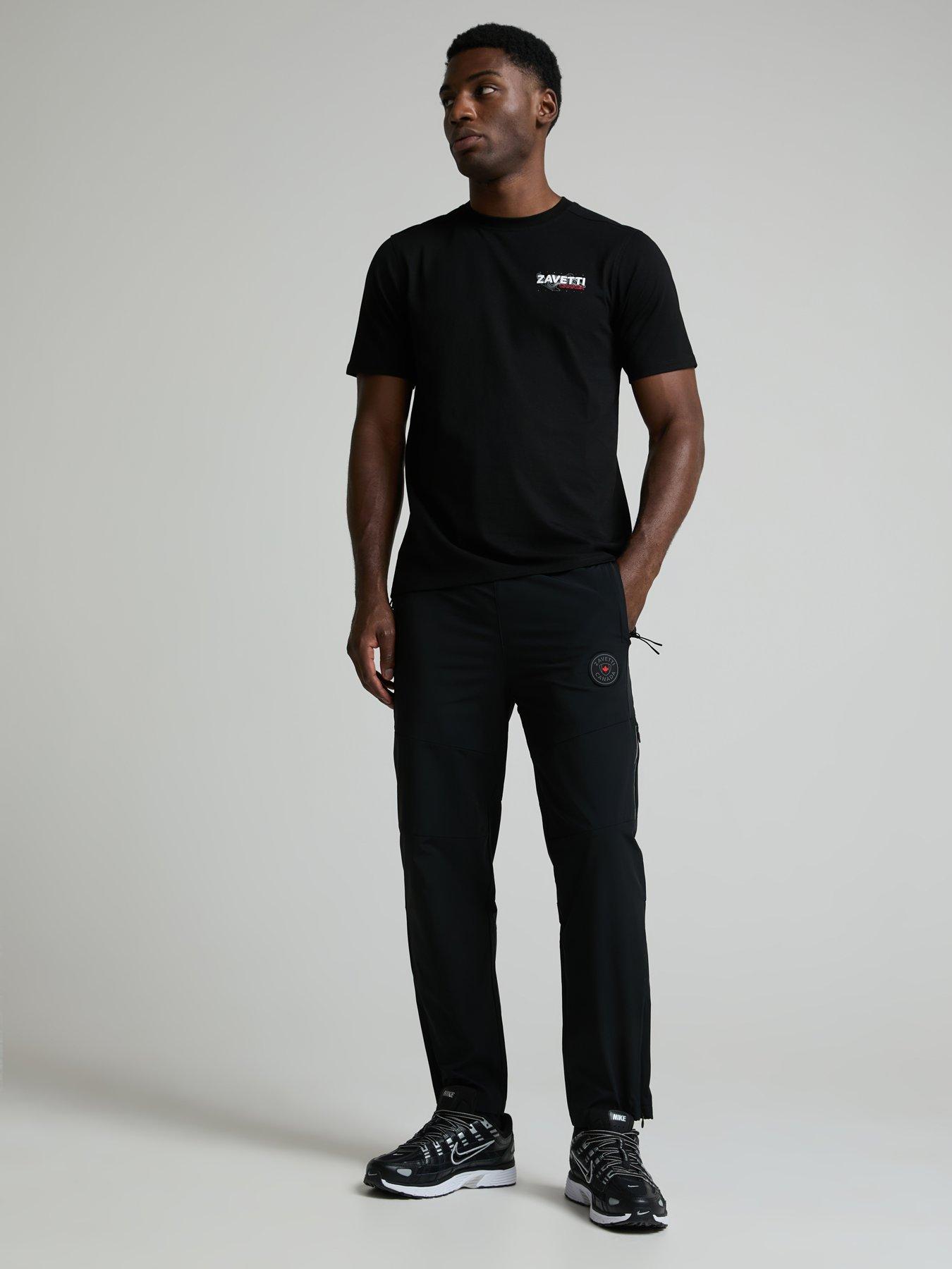 Image 3 of 4 of Zavetti Canada Zavetti Canada Atlin 2.0 Woven Elasticated Waist Trousers - Black