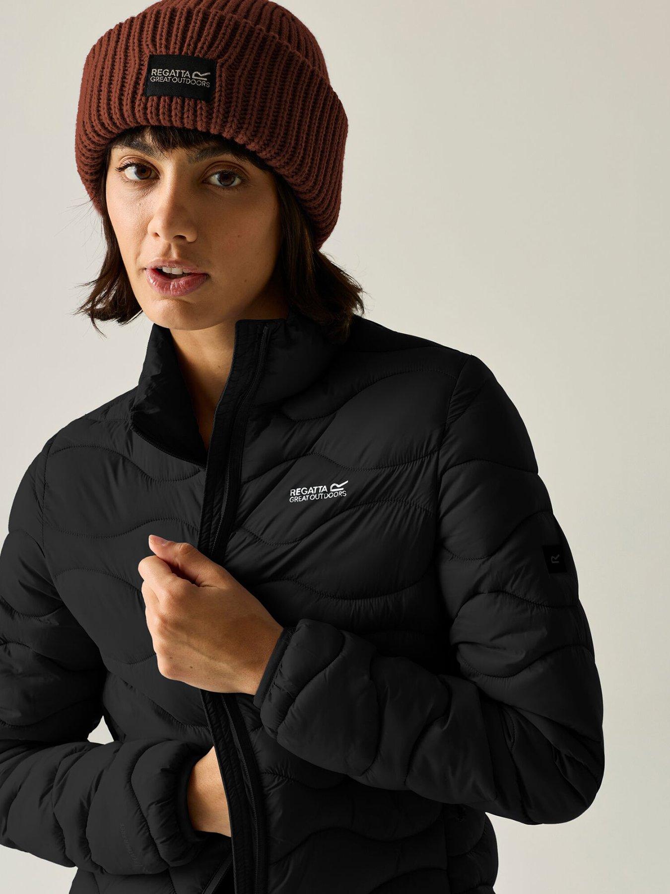 Image 2 of 7 of Regatta Womens Hydi Quilted Zip-Through Jacket - Black