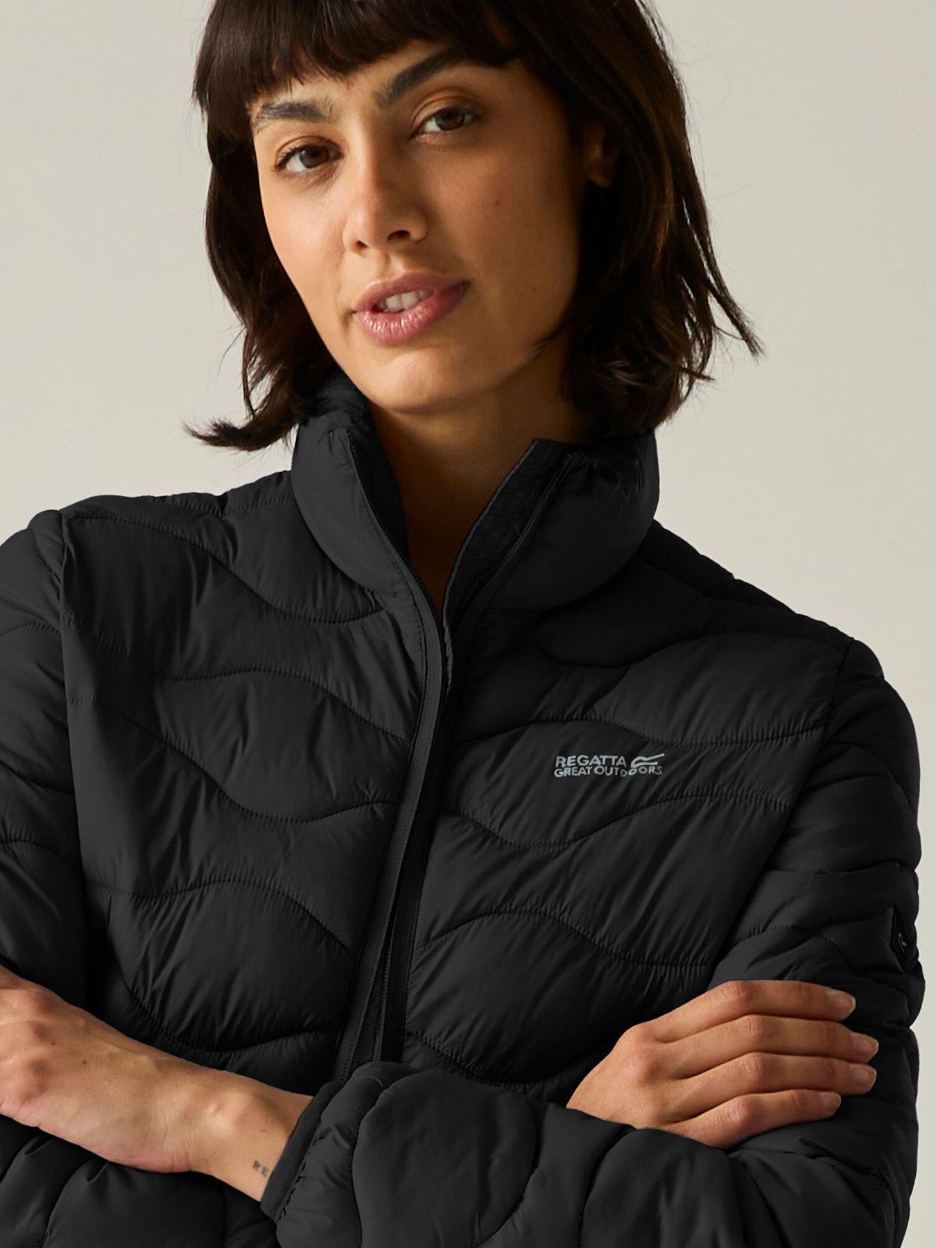 Image 5 of 7 of Regatta Womens Hydi Quilted Zip-Through Jacket - Black