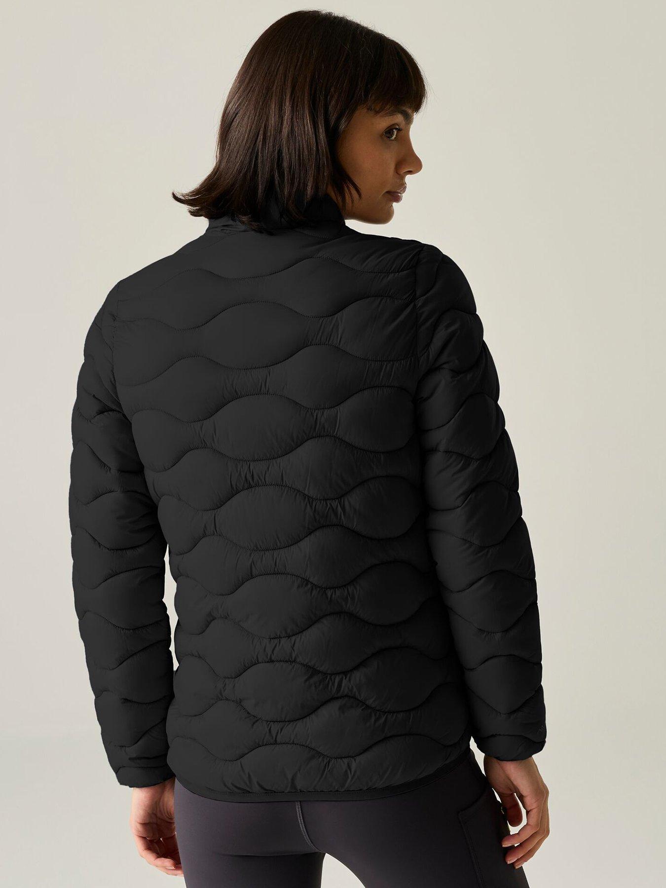 Image 6 of 7 of Regatta Womens Hydi Quilted Zip-Through Jacket - Black
