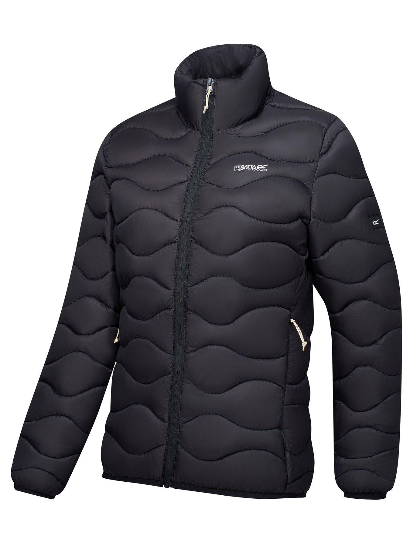 Image 7 of 7 of Regatta Womens Hydi Quilted Zip-Through Jacket - Black