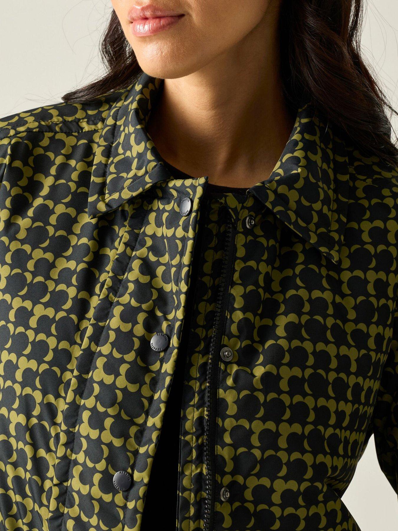 Image 7 of 7 of Regatta Ladies Orla Mac Waterproof Insulated Jacket-ecclipse Black/olive